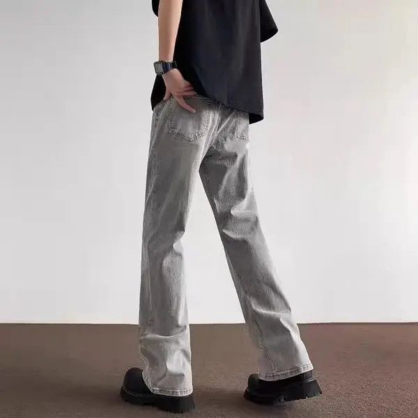 Japanese Brand Masaki x naga Washed Smokey Grey Aged Relaxed Jeans Size US 34 / EU 50 - 5 Thumbnail