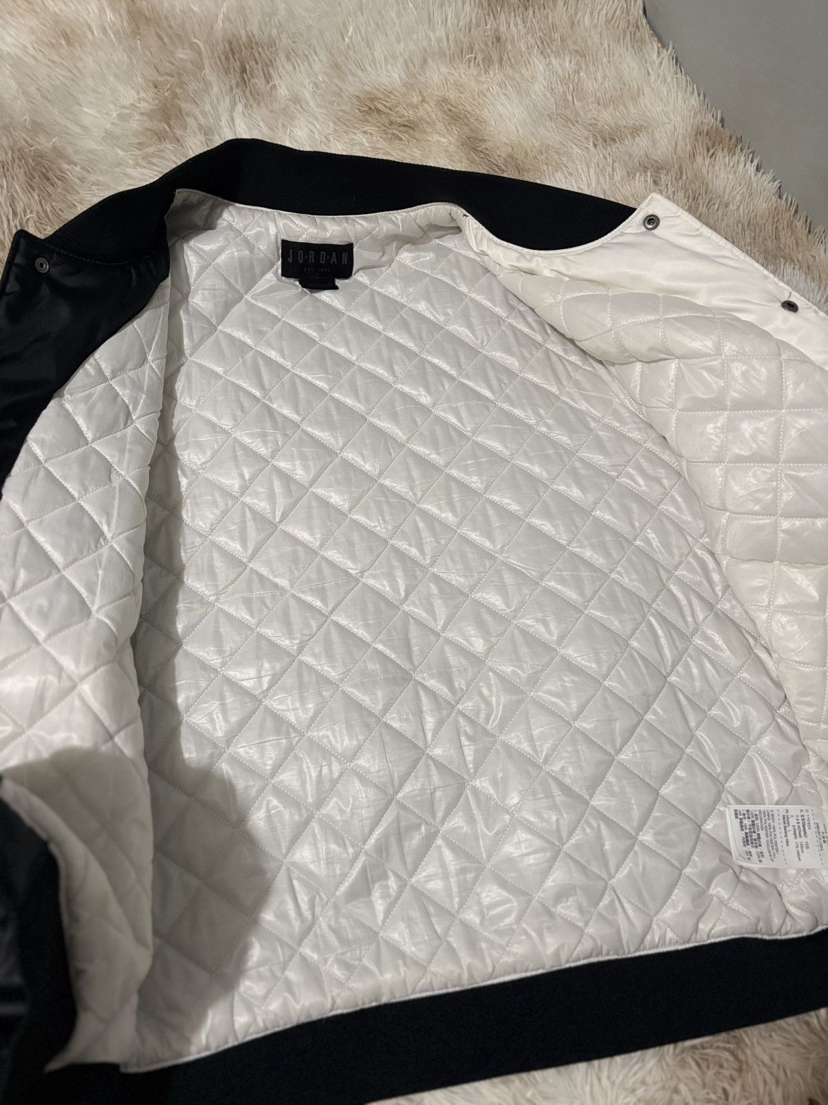 Jordan Brand Nike Legacy Jordan 11 Concord Black White Bomber Jacket Size US L / EU 52-54 / 3 - 5 Thumbnail