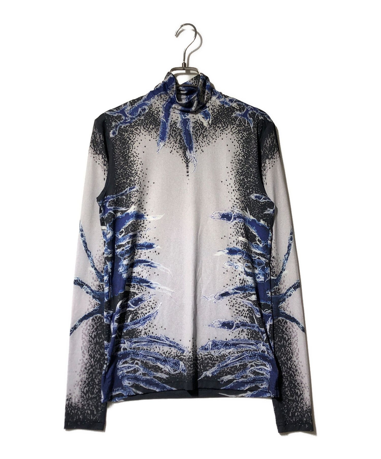 Y/Project Y/ PROJECT Black Printed Turtleneck Long Sleeves Top M Size US M / EU 48-50 / 2 - 1 Thumbnail