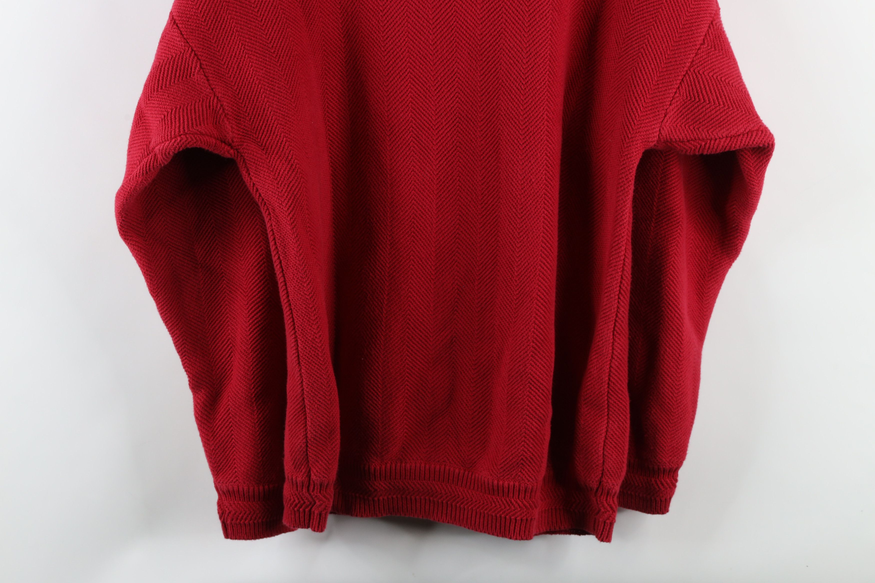 Ralph Lauren × Vintage Vintage 90s Chaps Ralph Lauren Herringbone Knit Sweater Size US L / EU 52-54 / 3 - 8 Thumbnail