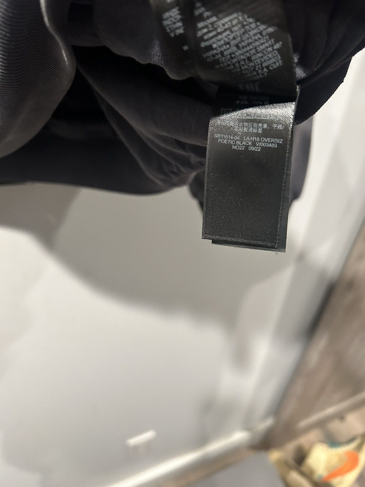 Yeezy YZY x GAP Poetic Black oversize Hoodie Size US L / EU 52-54 / 3 - 7 Thumbnail