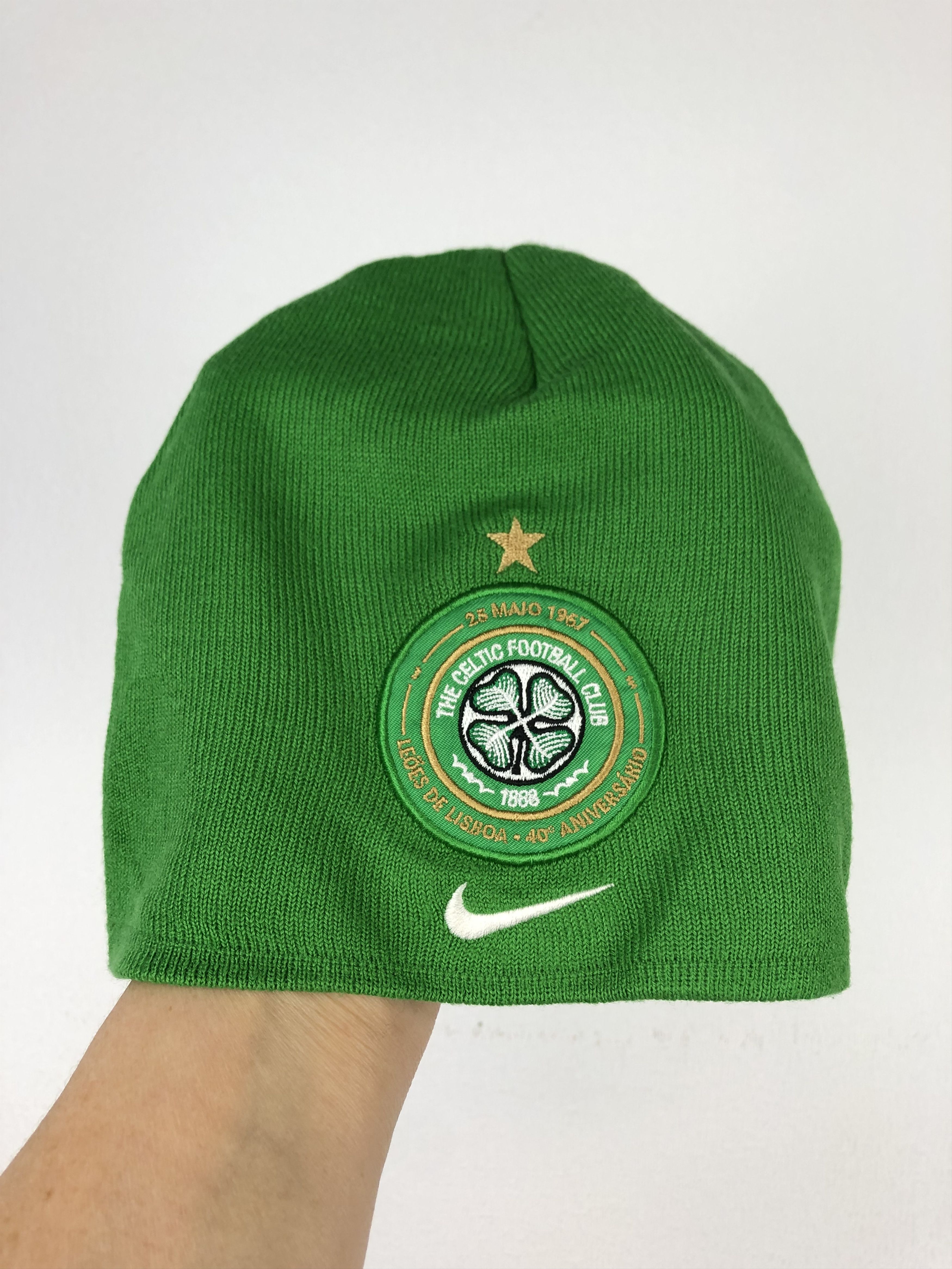 Nike Vintage Nike Celtic FC Hat Snapback Football Beanie Adult Size ONE SIZE - 1 Thumbnail