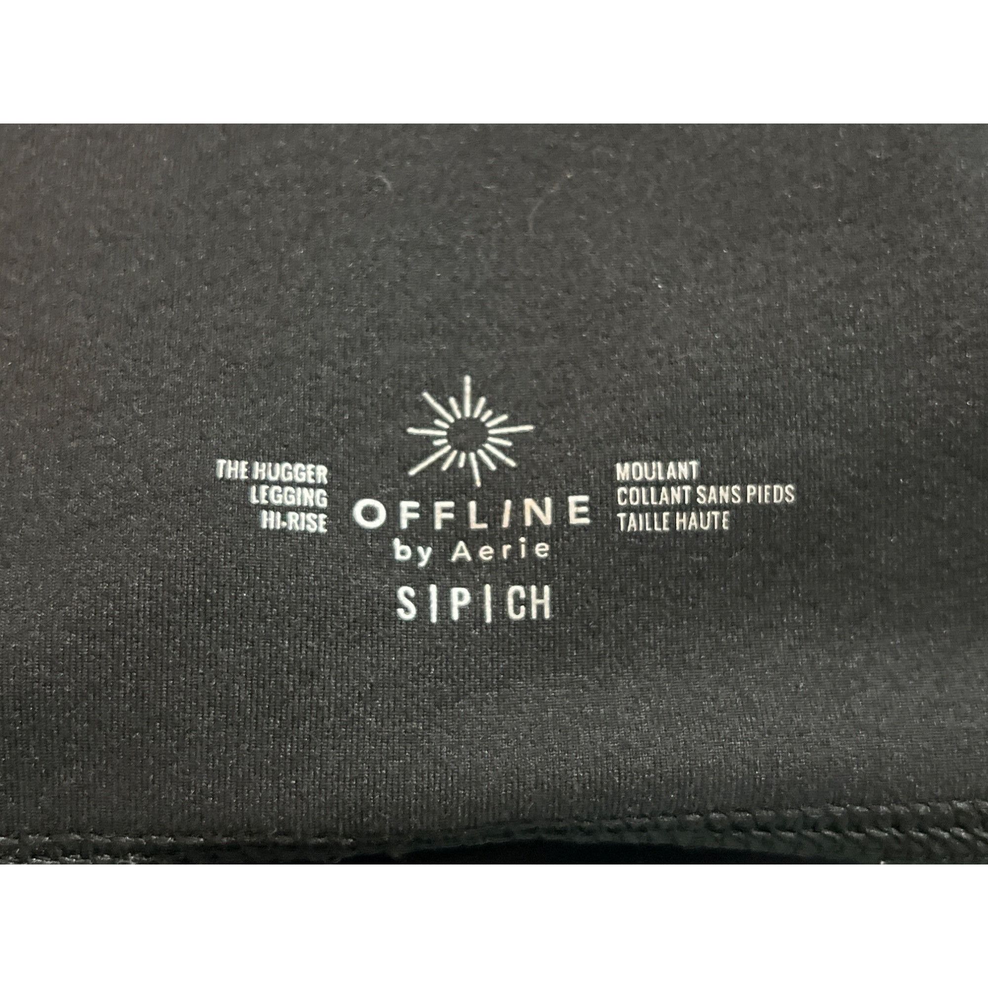 American Eagle Outfitters Offline By Aerie The Hugger Legging Hi-Rise Sipich Black Siz Size 27" / US 4 / IT 40 - 12 Thumbnail
