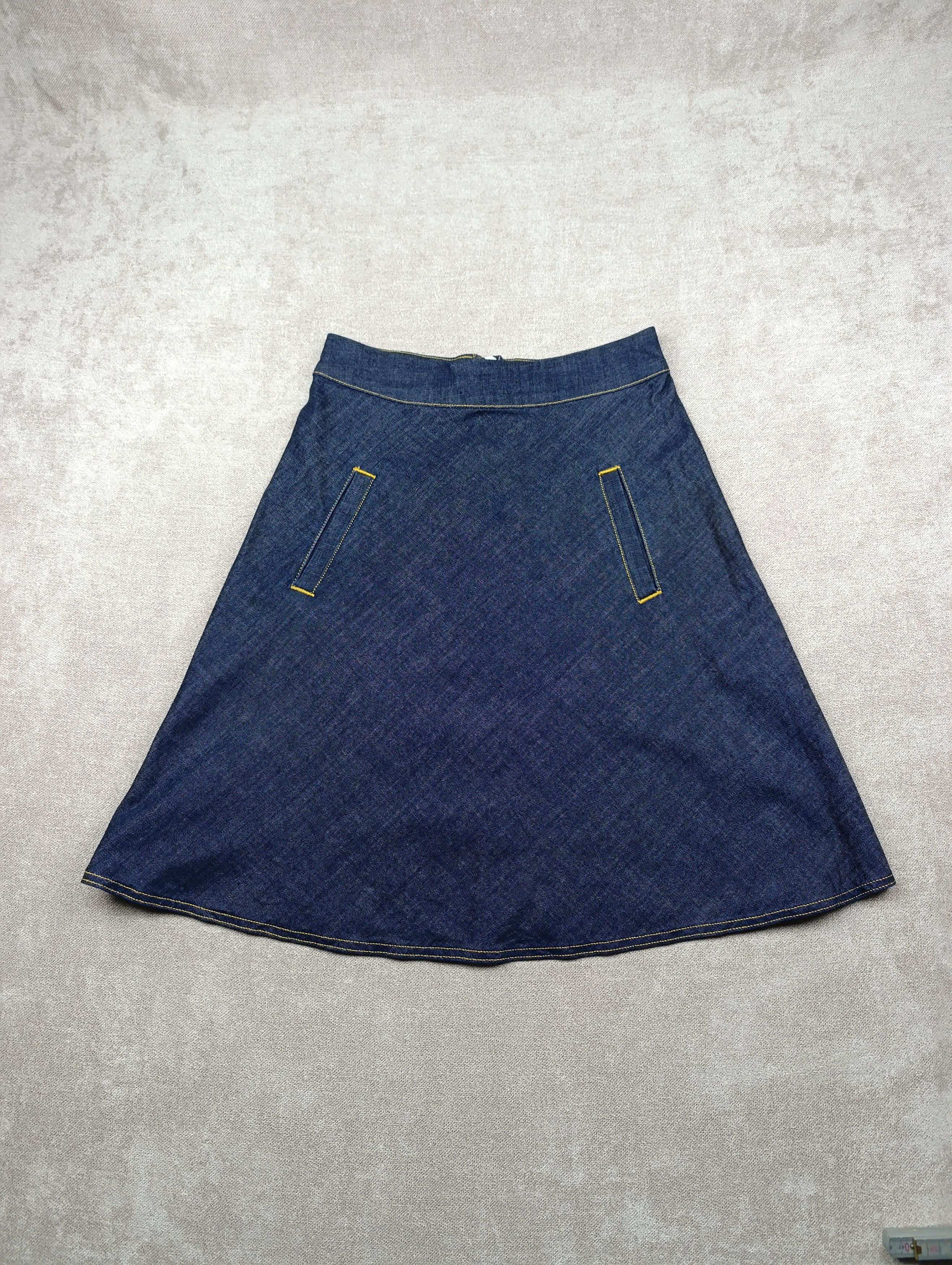 Mads Norgaard Women's Mads Norgaard Comfy Denim Stelly Stretch Skirt Size 26" / US 2 / IT 38 - 3 Thumbnail