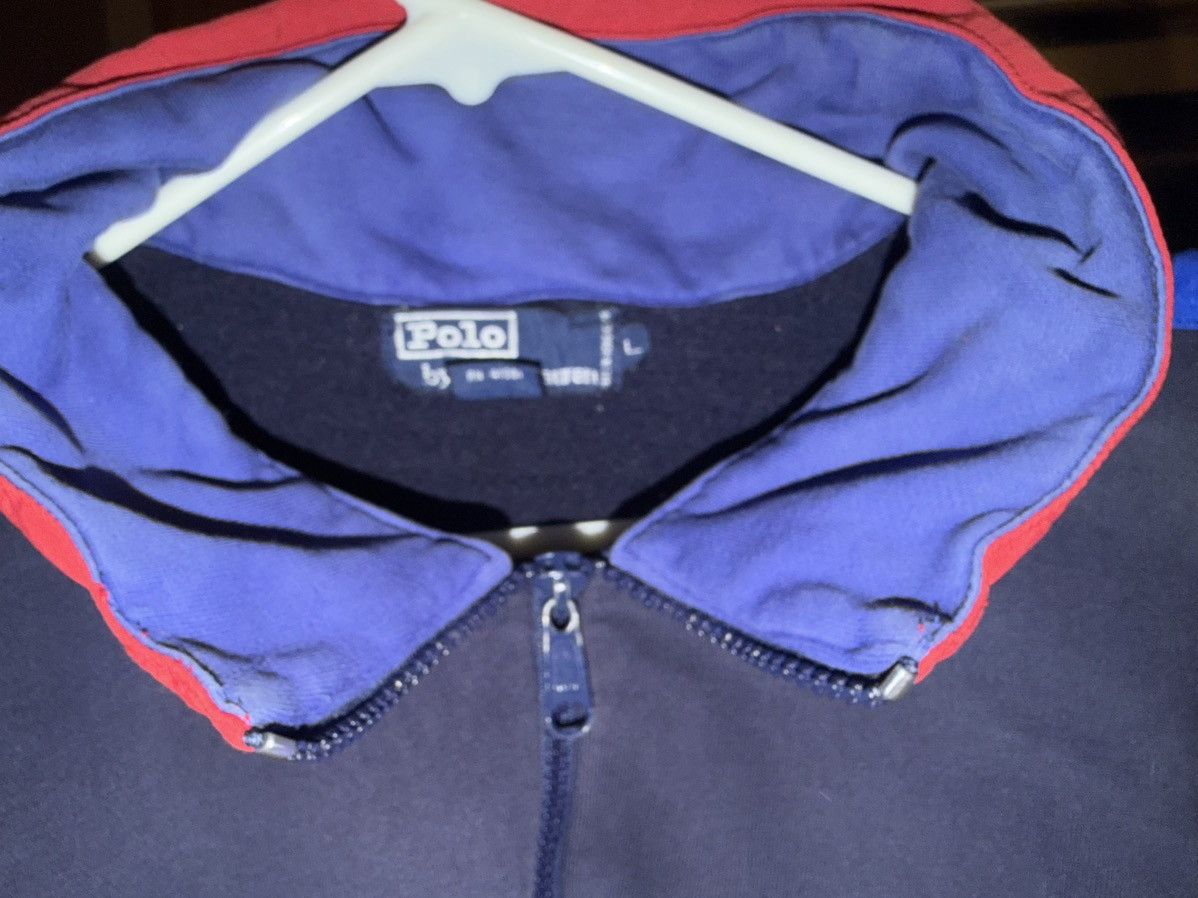 Polo Ralph Lauren Vintage Polo Ralph Lauren "USA" 1/4 Zip - Navy - Size L Size US L / EU 52-54 / 3 - 6 Thumbnail