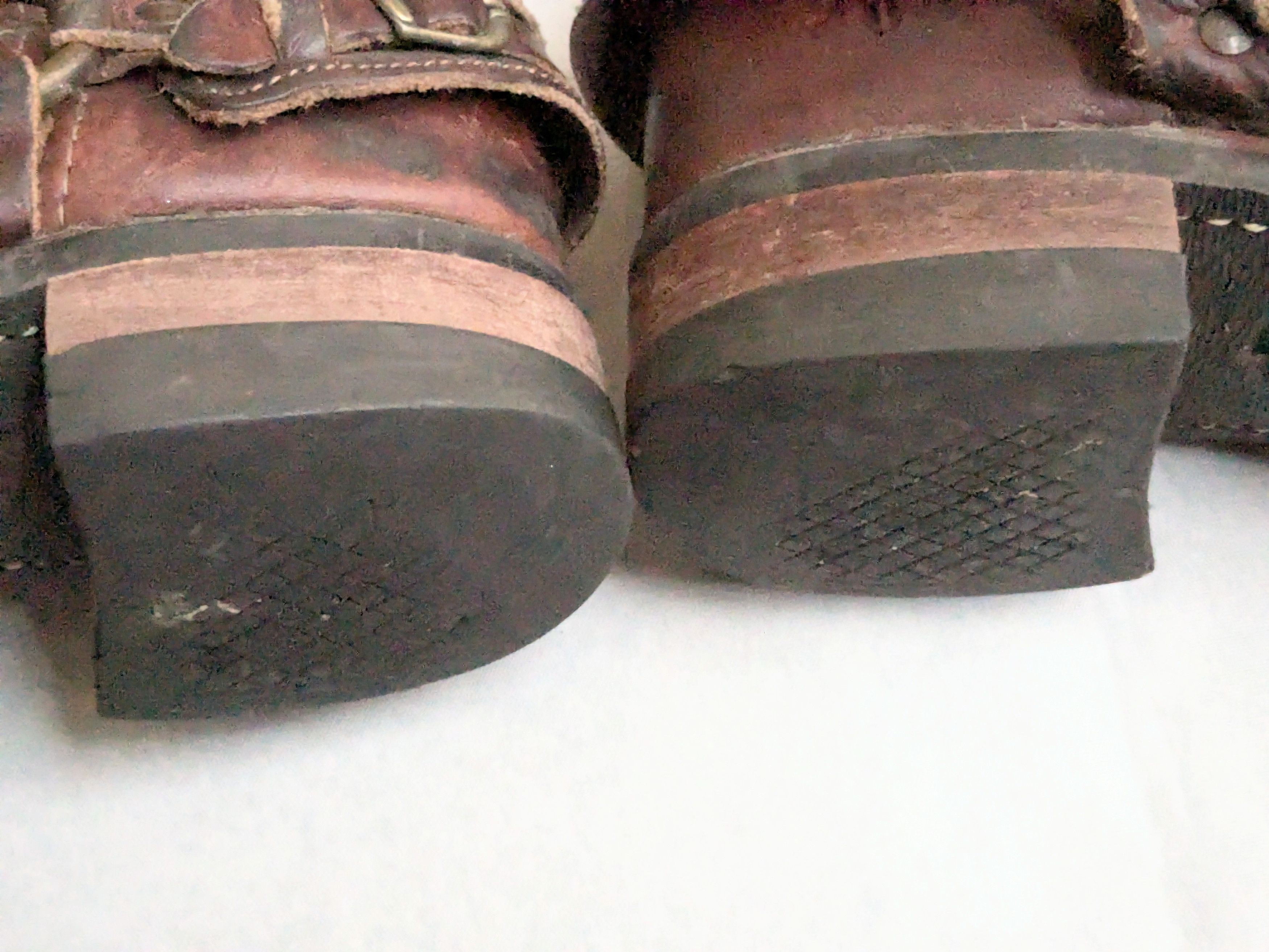 Frye Frye Harness Brown Leather 7.5 M Leather Buckle Punk Size US 7.5 / EU 40-41 - 14 Thumbnail