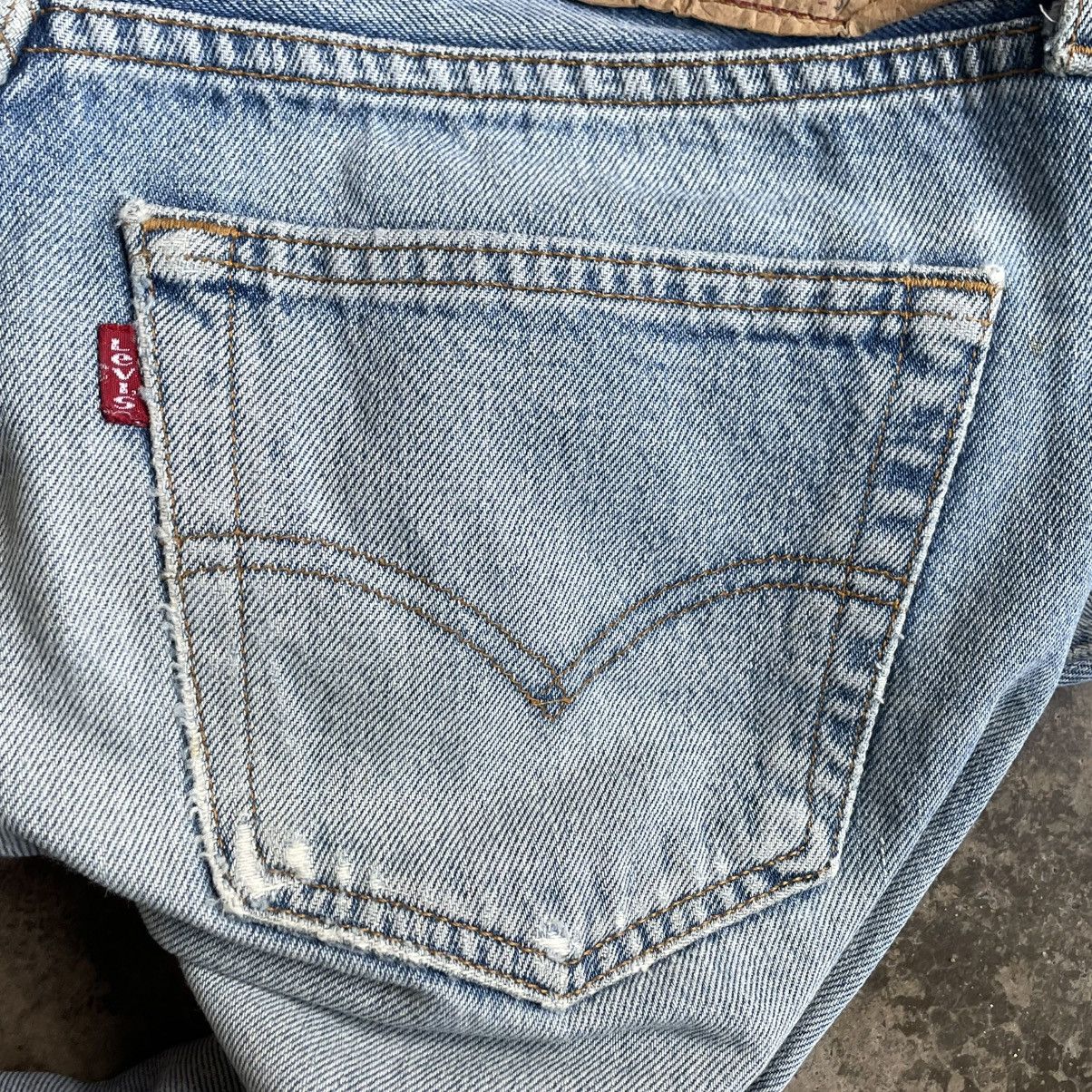 Levi's Vintage Clothing 🔥Vintage Levis 501 Custom Design Ripped Distress Denim Jeans Size US 30 / EU 46 - 14 Thumbnail