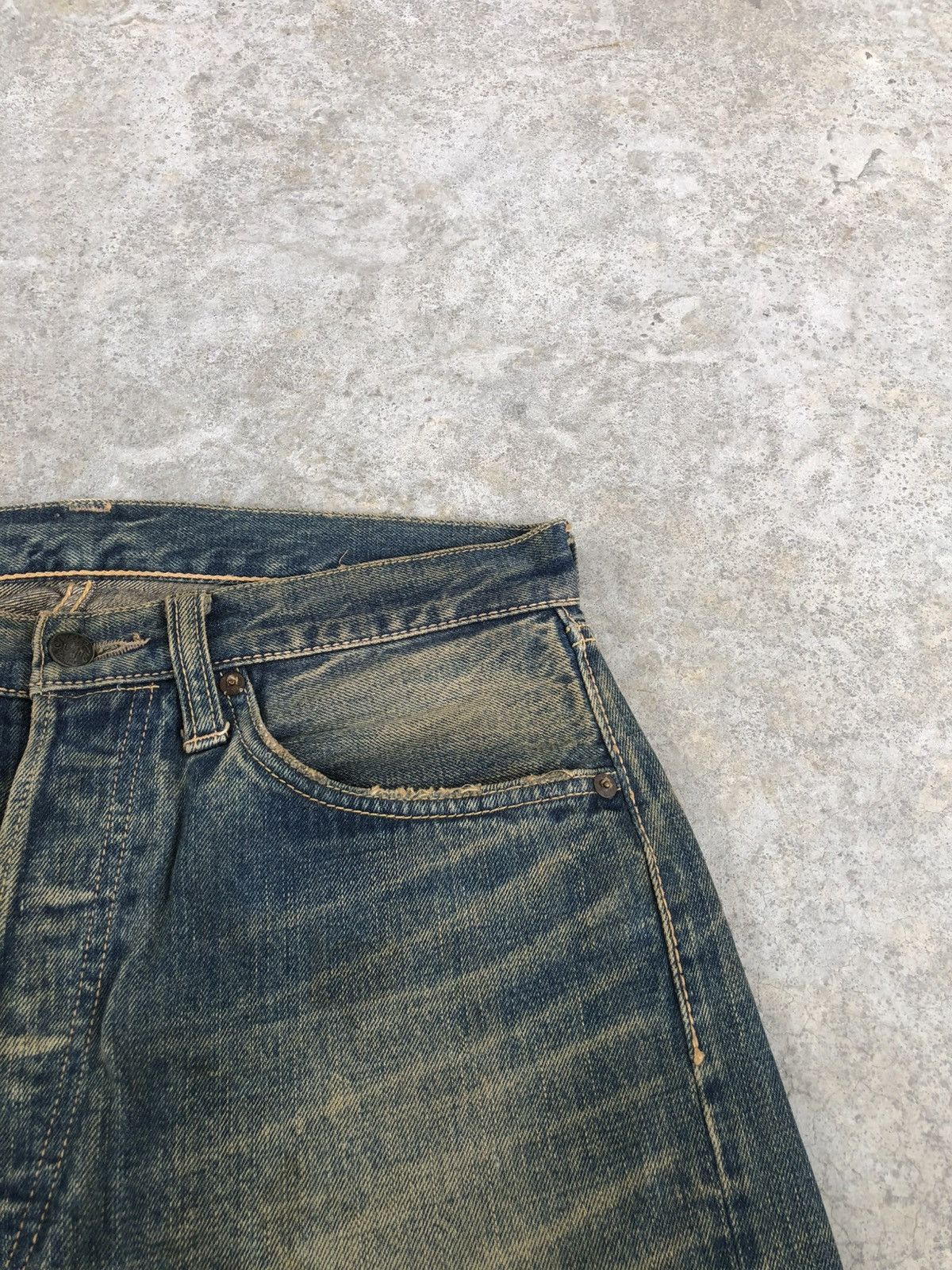 Sugar Cane Vintage Sugarcane 065 Distressed Denim Selvedge Denim Star Size US 32 / EU 48 - 18 Thumbnail