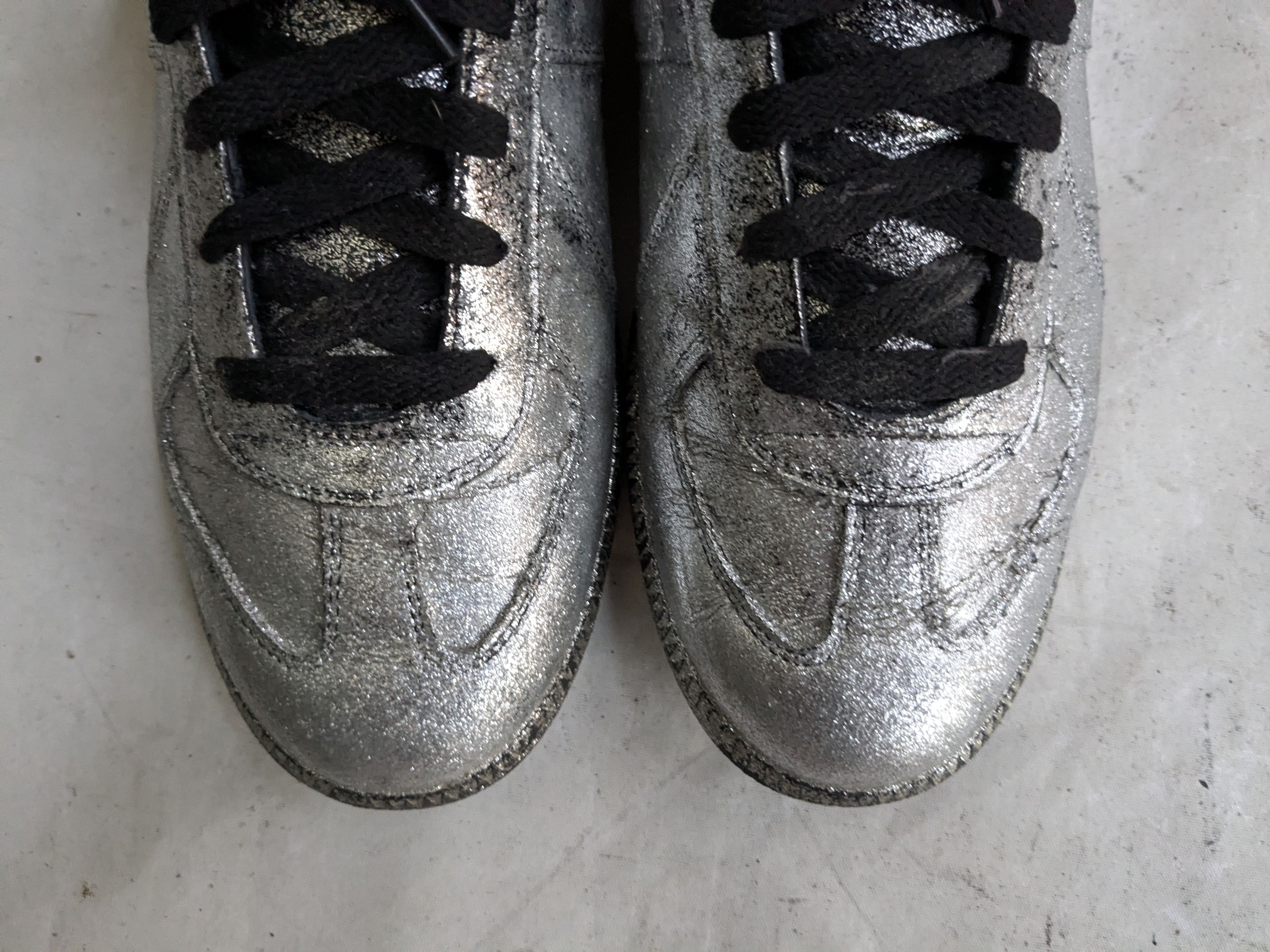 Maison Margiela Maison Margiela Replica GAT Black Silver 9 42 Low Tops Size US 9 / EU 42 - 3 Thumbnail
