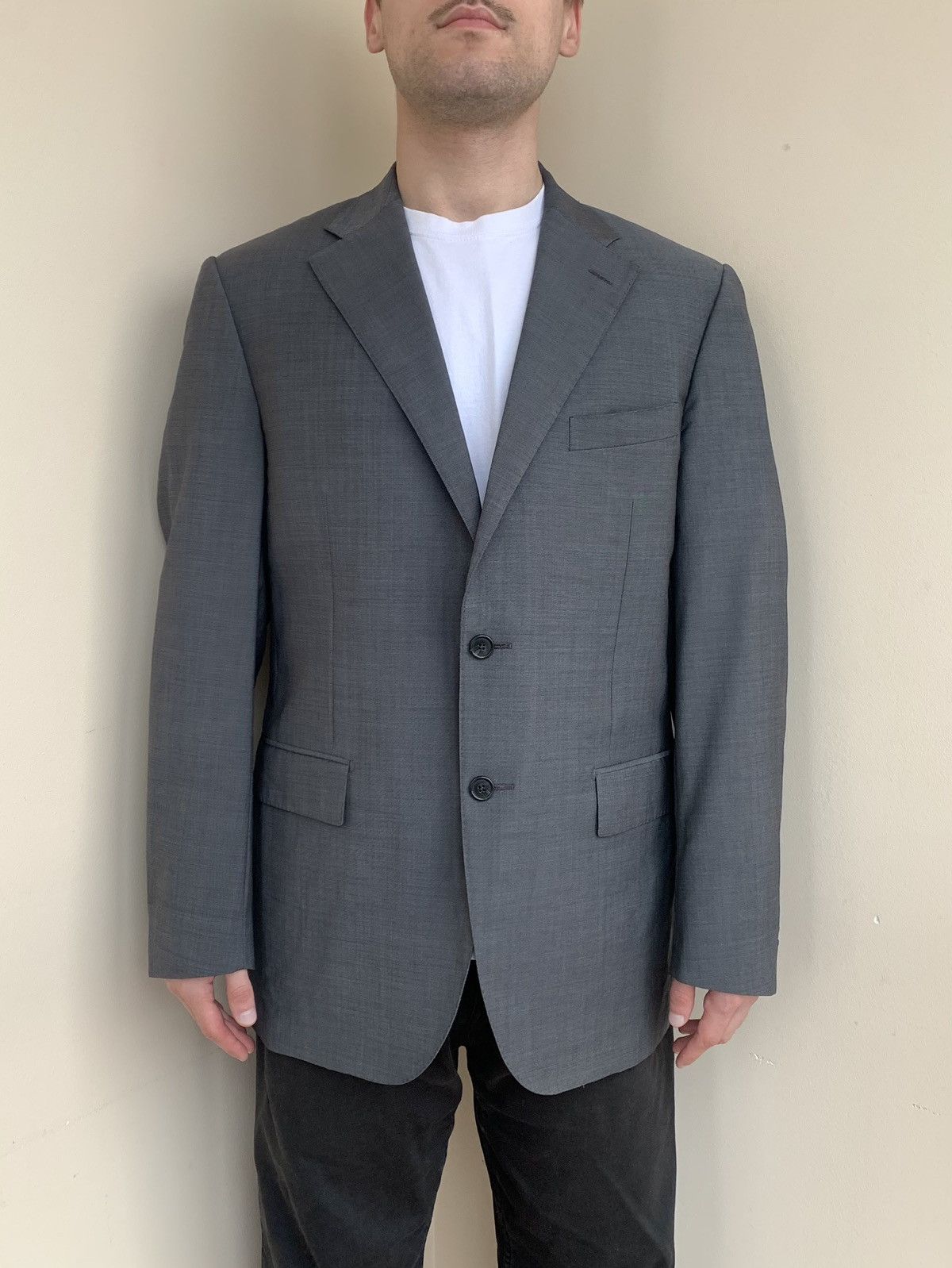 Corneliani Corneliani Single Breasted 2 Buttons Wool Mohair Blazer Size 42R - 3 Thumbnail