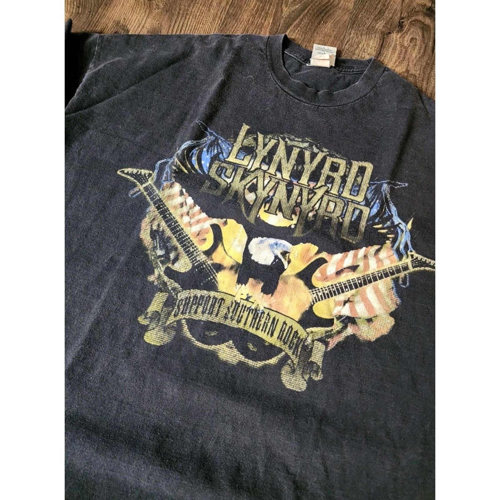 Etro VINTAGE Winterland Shirt Mens 3XL Black 2000s 2009 Lynyrd Skynyrd Band Tee Short Sleeve Crew Neck 3XLT Size US XXL / EU 58 / 5 - 4 Thumbnail