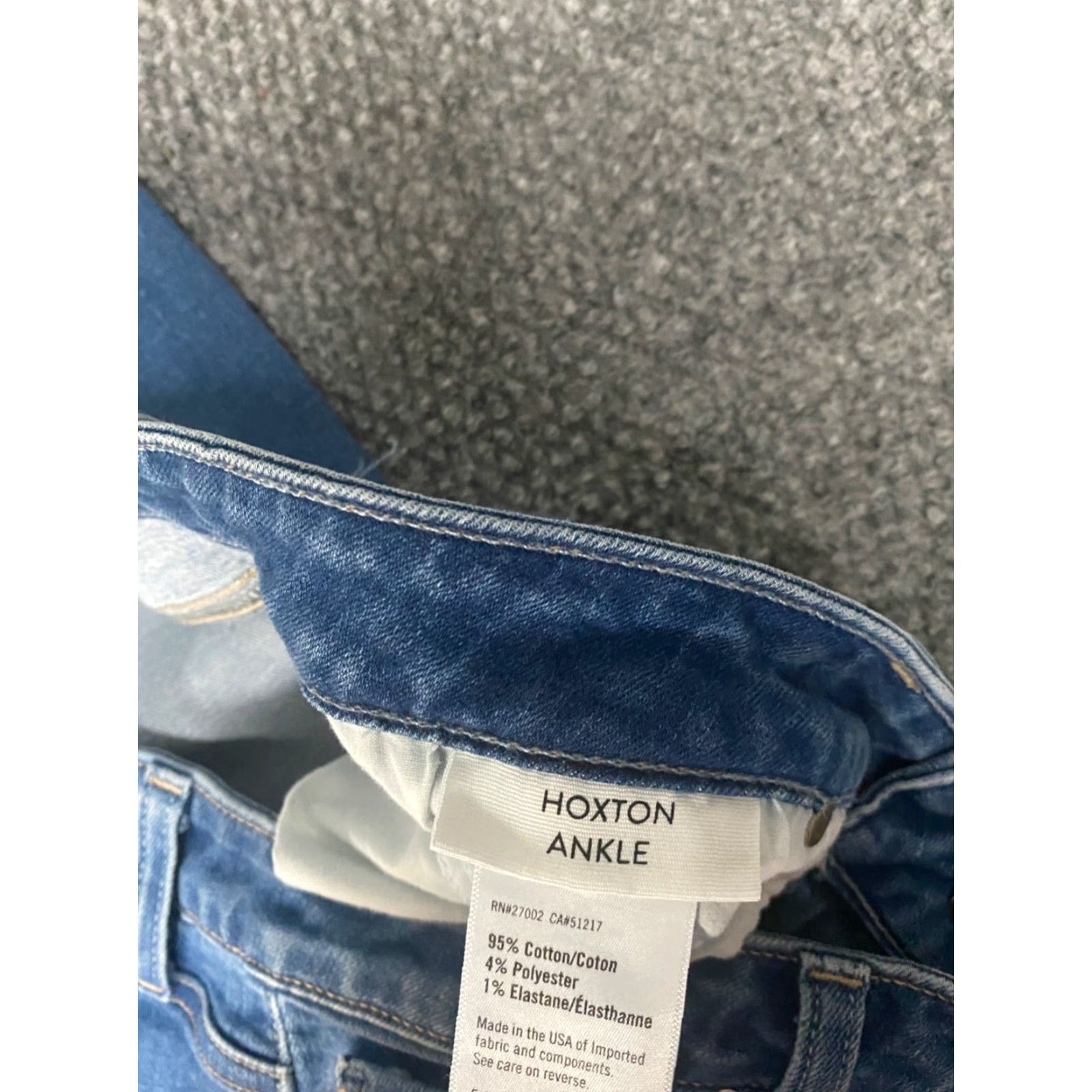 Paige Paige Jeans Size 30 Blue Straight Ankle Hoxton Denim Regular Womens | 28in Inseam | Pockets Stretch Size 30" / US 8 / IT 44 - 5 Thumbnail