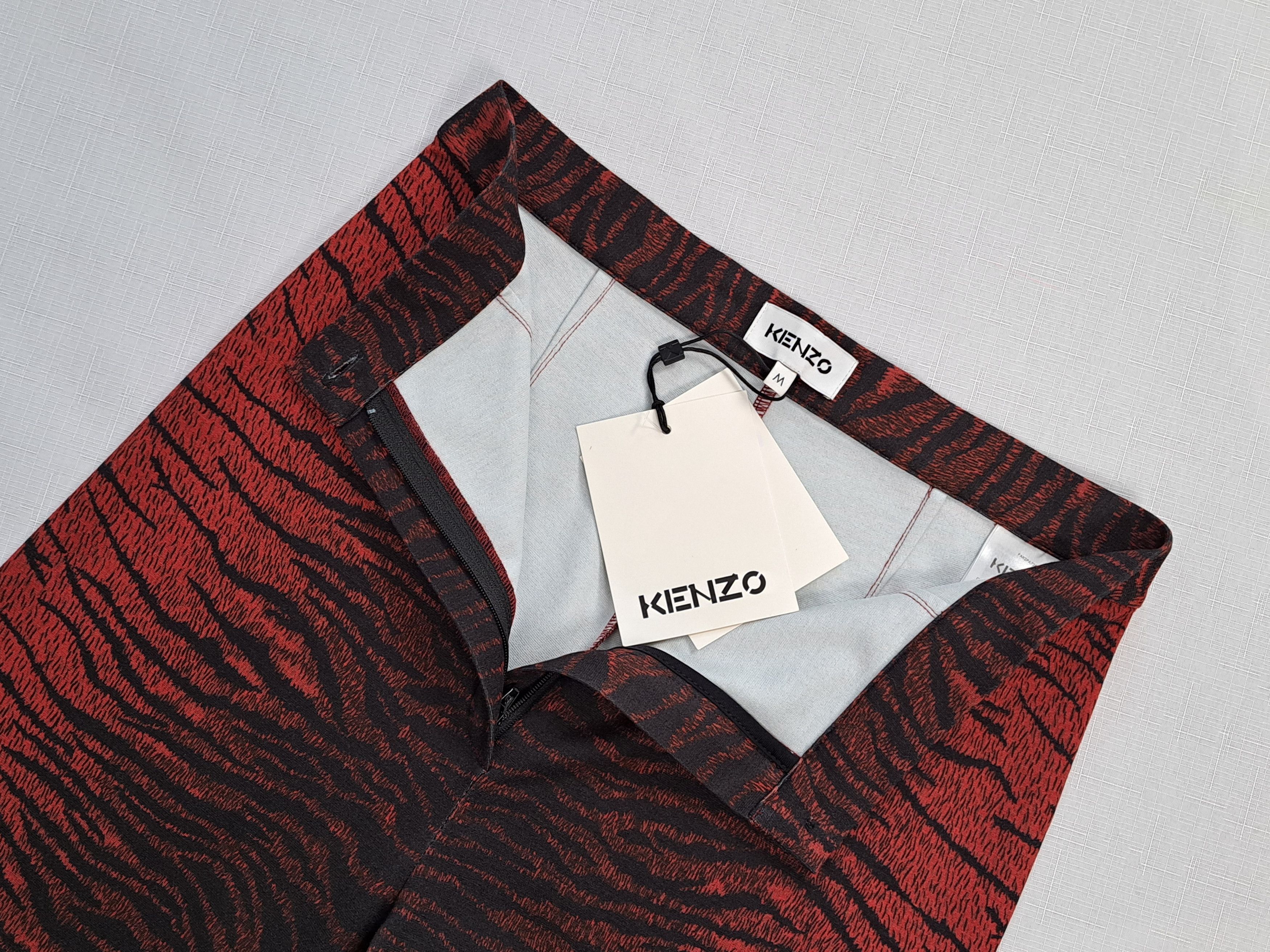 Kenzo KENZO slim fit tiger stripes jersey pants. Size M Size 32" / US 10 / IT 46 - 9 Thumbnail