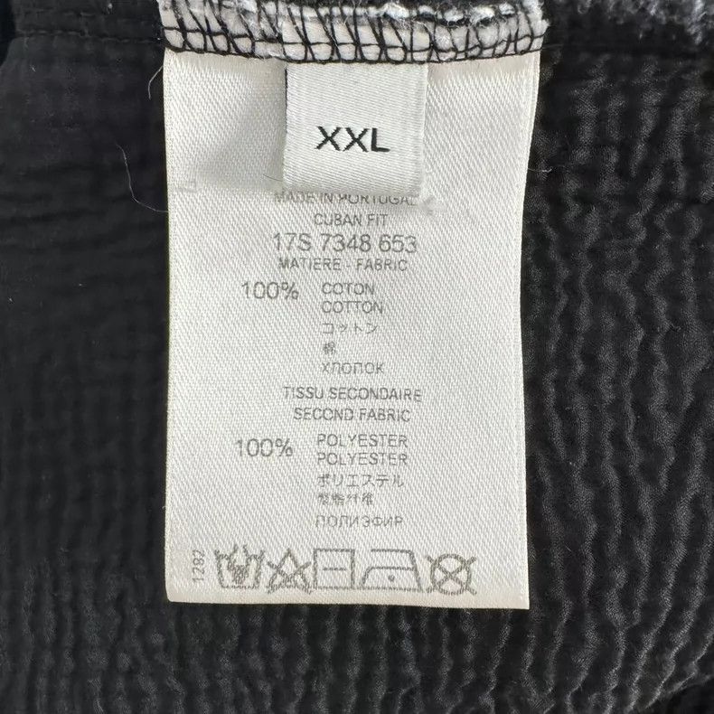 Givenchy Givenchy Black oversized hole logo sweatshirt 2505-Nextarro Size US XXL / EU 58 / 5 - 4 Thumbnail