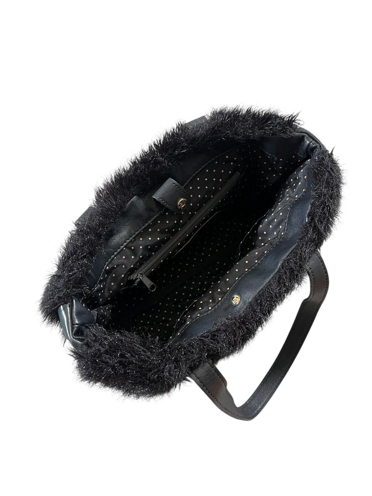 Tsumori Chisato 2000s Tsumori Chisato Leather Fur Shoulder Bag Size ONE SIZE - 8 Thumbnail