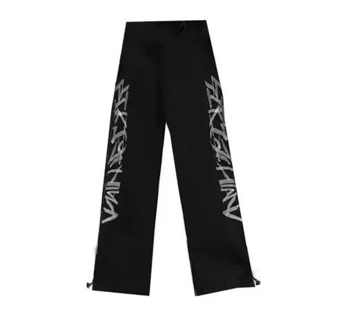 Japanese Brand × Vintage vintage japanese style graffiti wide sweatpants Size US 31 - 3 Thumbnail