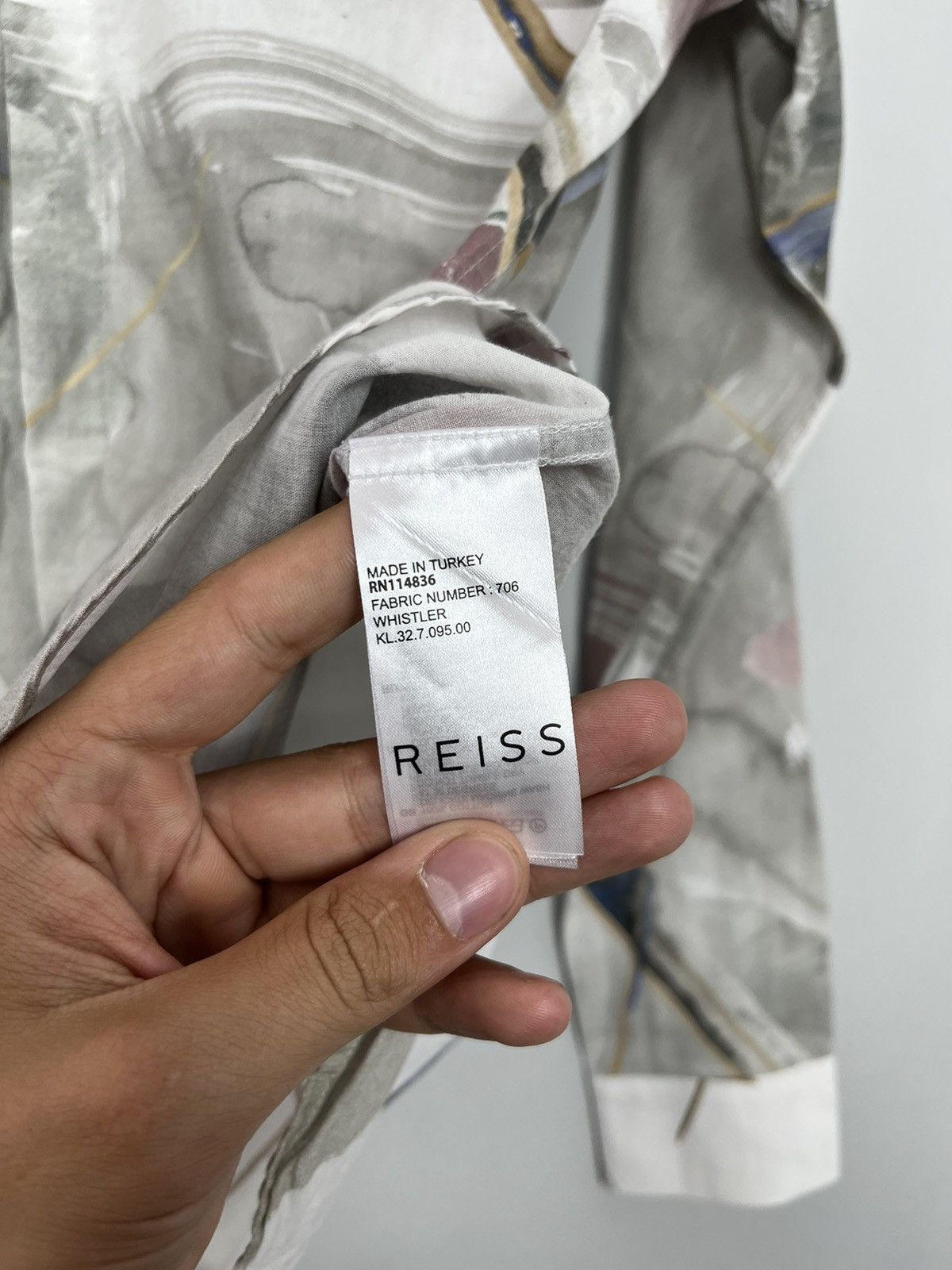 Reiss REISS Whistler Luxury Cotton Slim Fit Shirt Size US M / EU 48-50 / 2 - 8 Thumbnail