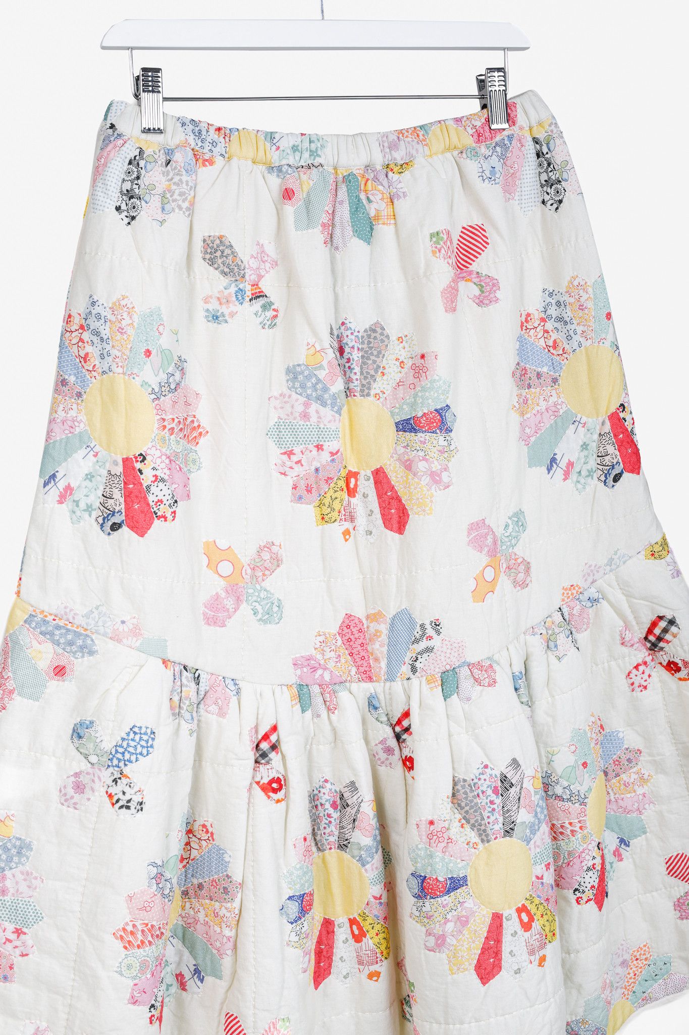 Sea New York Sea New York Linden Quilted Patchwork Midi Skirt Size 27" / US 4 / IT 40 - 3 Thumbnail
