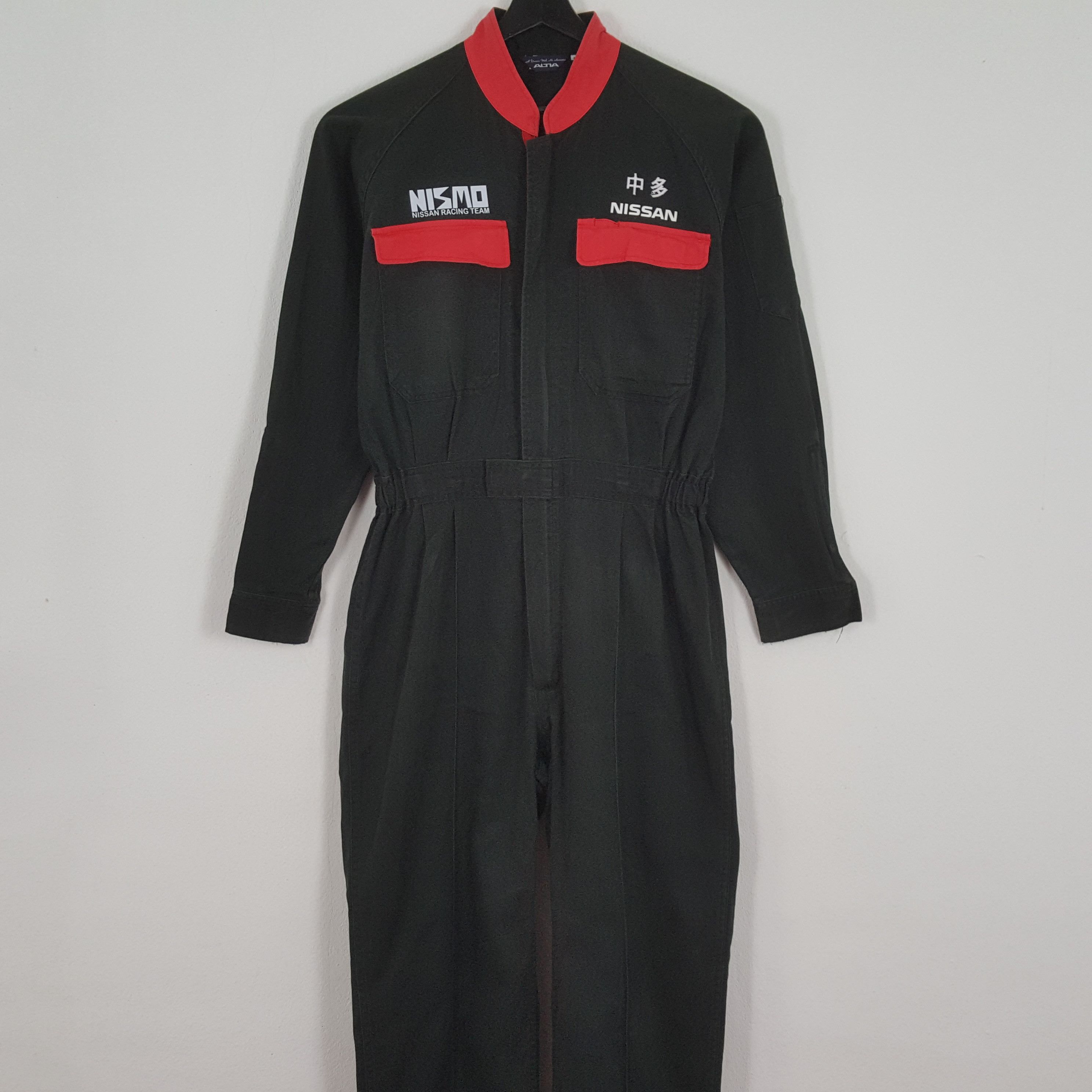 Vintage NISMO NISSAN RACING TEAM Workwear Custom Coverall Jacket Size US M / EU 48-50 / 2 - 5 Thumbnail