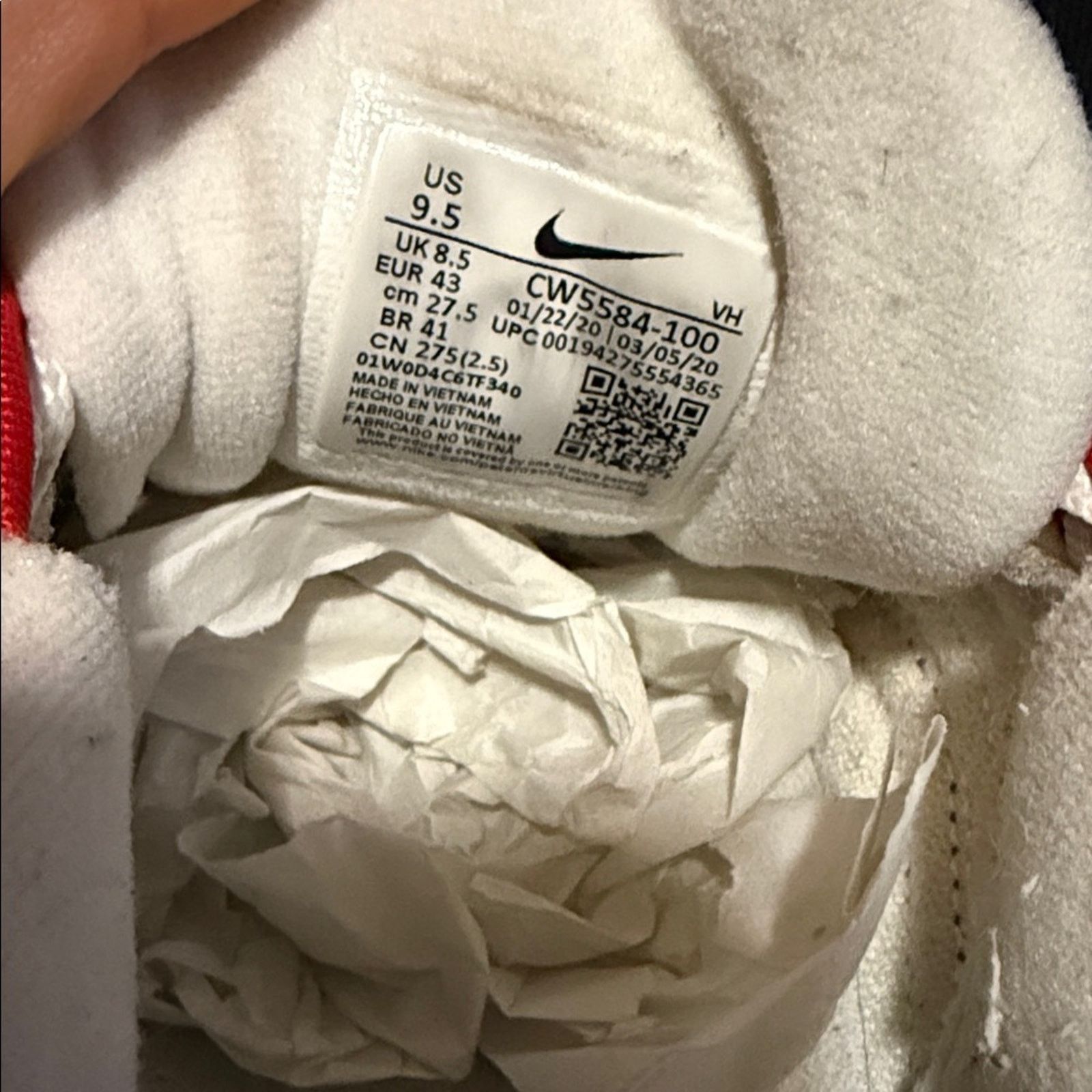 Nike Nike Air Max 97 USA White University Red Size US 9.5 / EU 42-43 - 9 Thumbnail