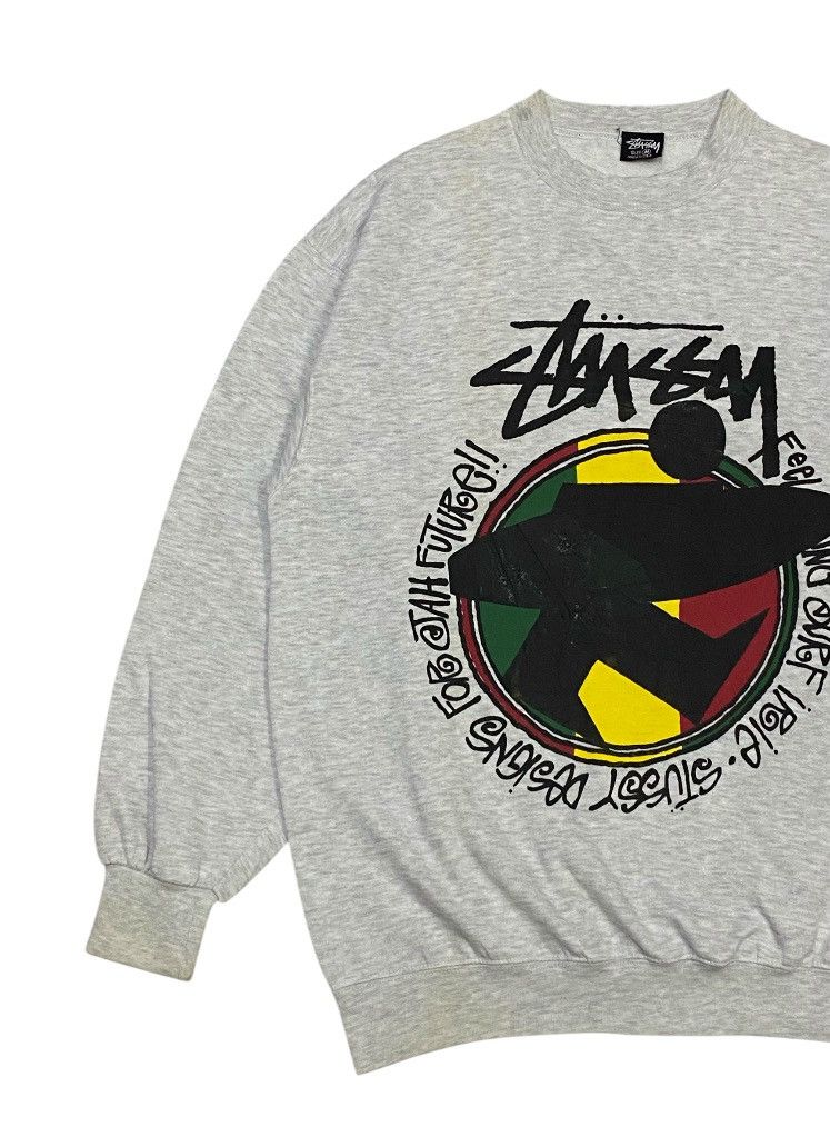 Stussy × Vintage Vintage Stussy Rasta Sweatshirt Size US M / EU 48-50 / 2 - 6 Thumbnail