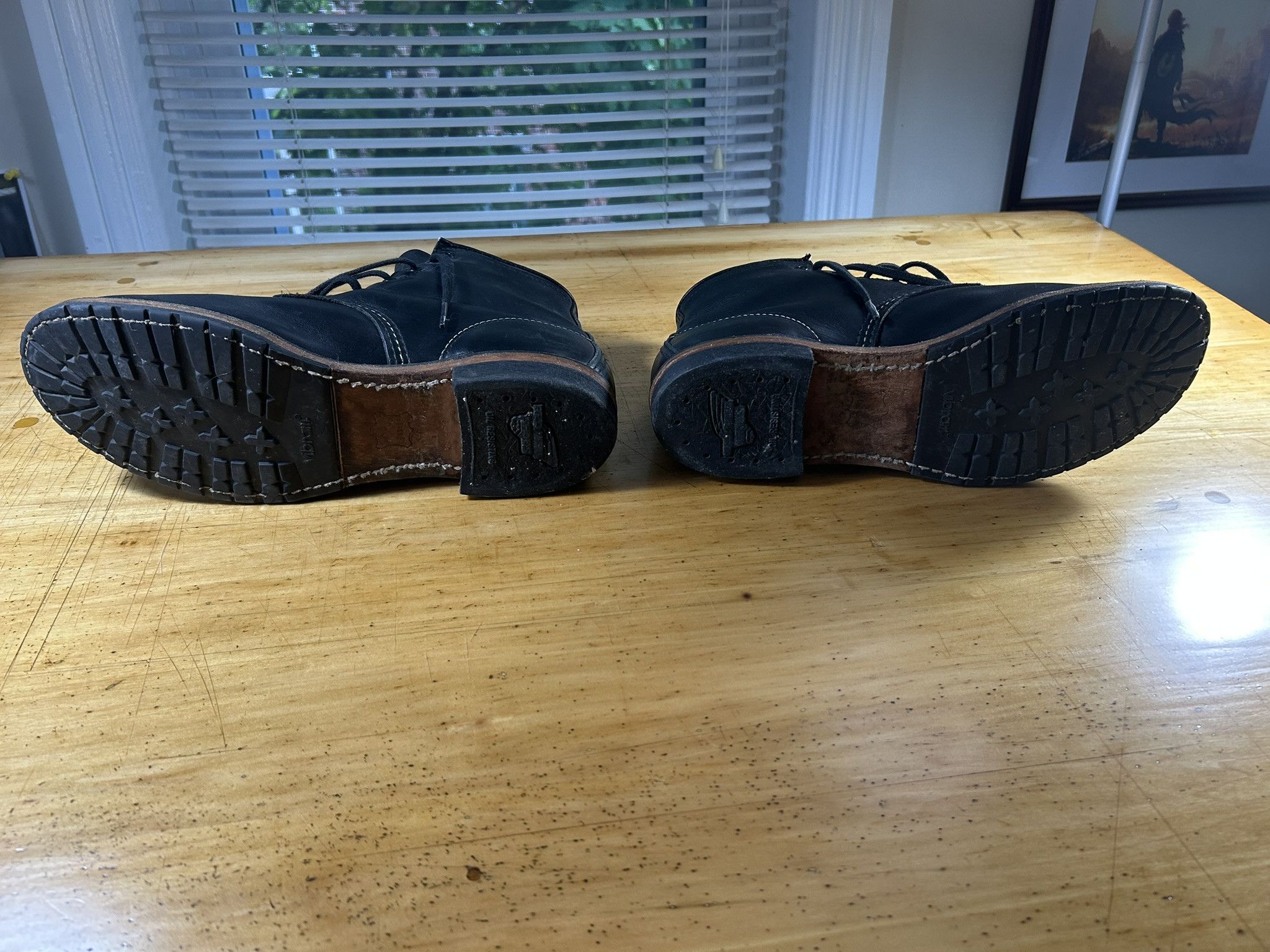 Red Wing Beckman in Black Leather, Style 9414 Size US 9 / EU 42 - 7 Thumbnail