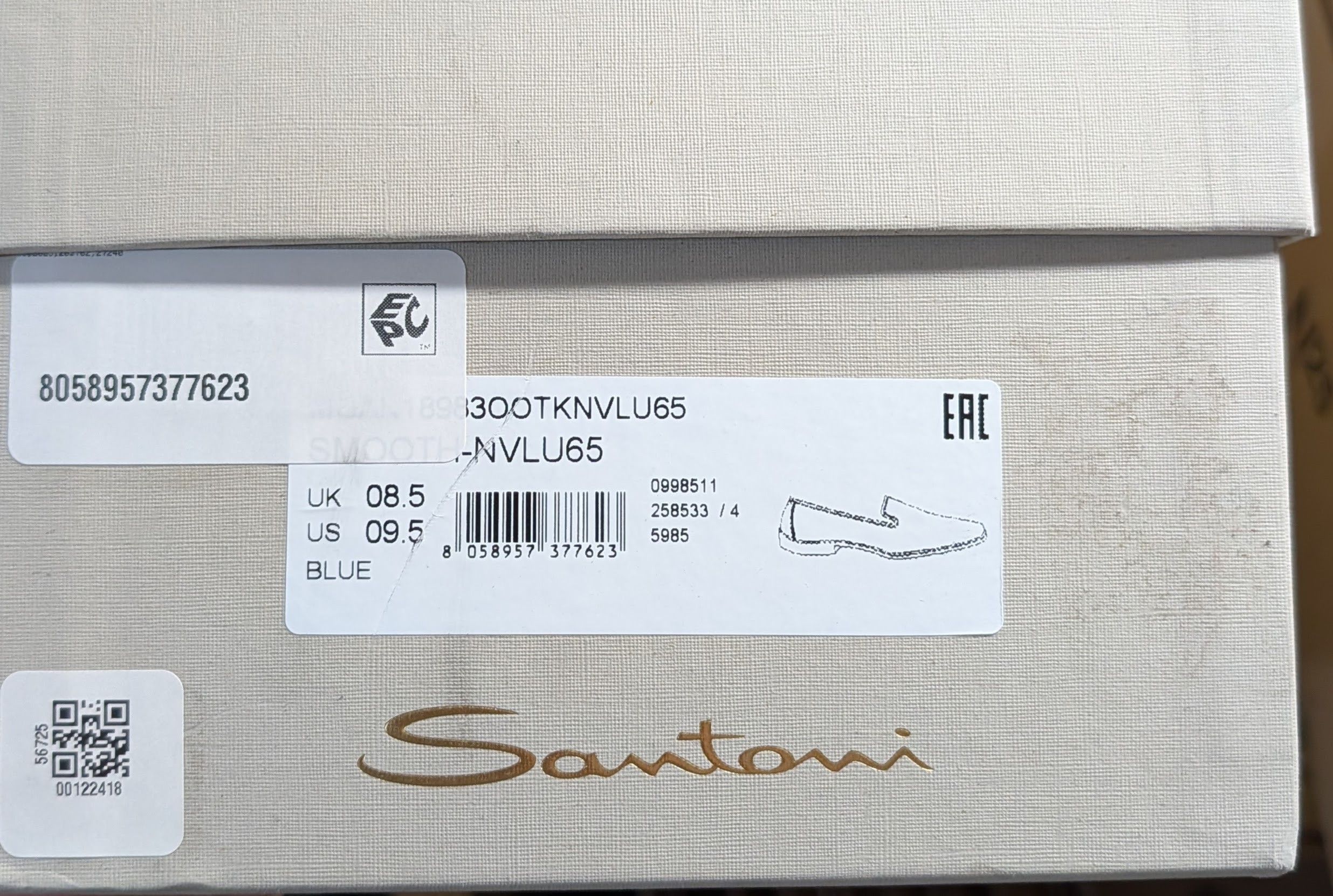 Santoni SANTONI Velvet Evening Shoes Smoking Slippers Blue US 9.5 Size US 9.5 / EU 42-43 - 8 Thumbnail