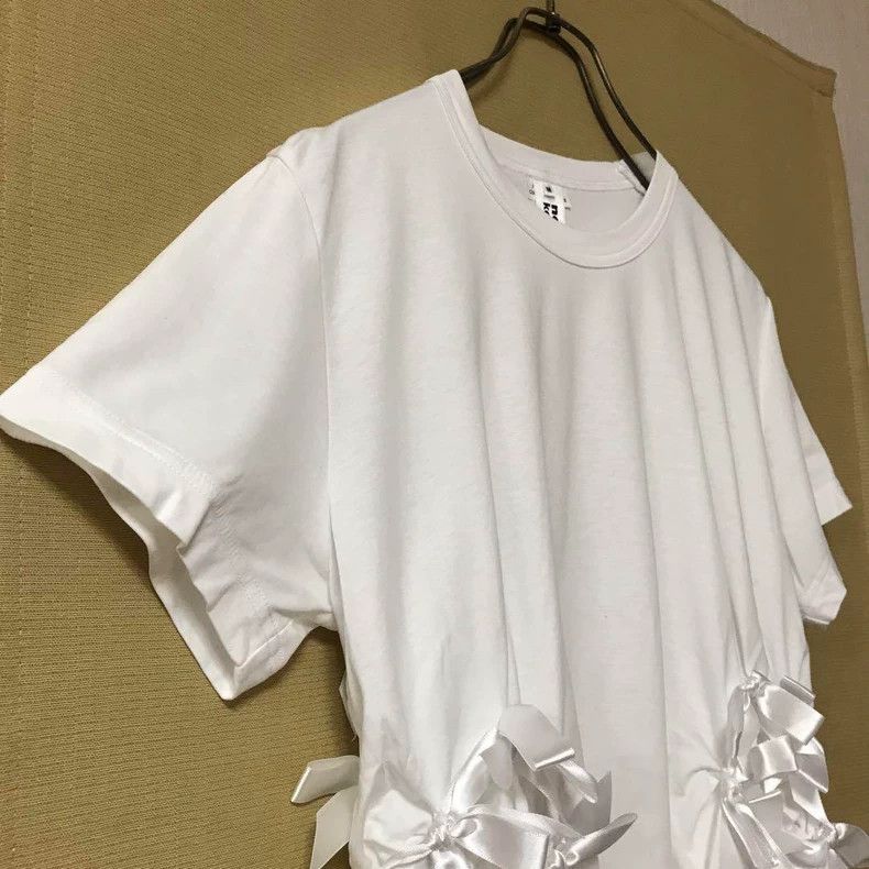 Comme des Garcons Comme des Garcons White vintage bow blouse Size M / US 6-8 / IT 42-44 - 4 Thumbnail
