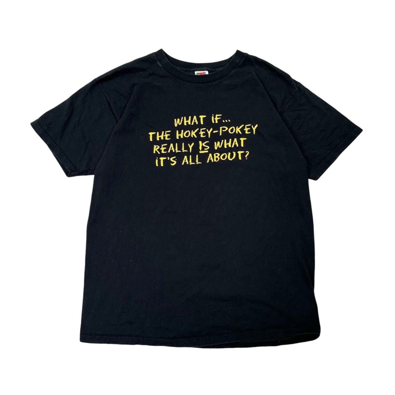 Vintage Vintage 90s What if...The Hokey Pokey Really IS What It's Size US XL / EU 56 / 4 - 1 Thumbnail