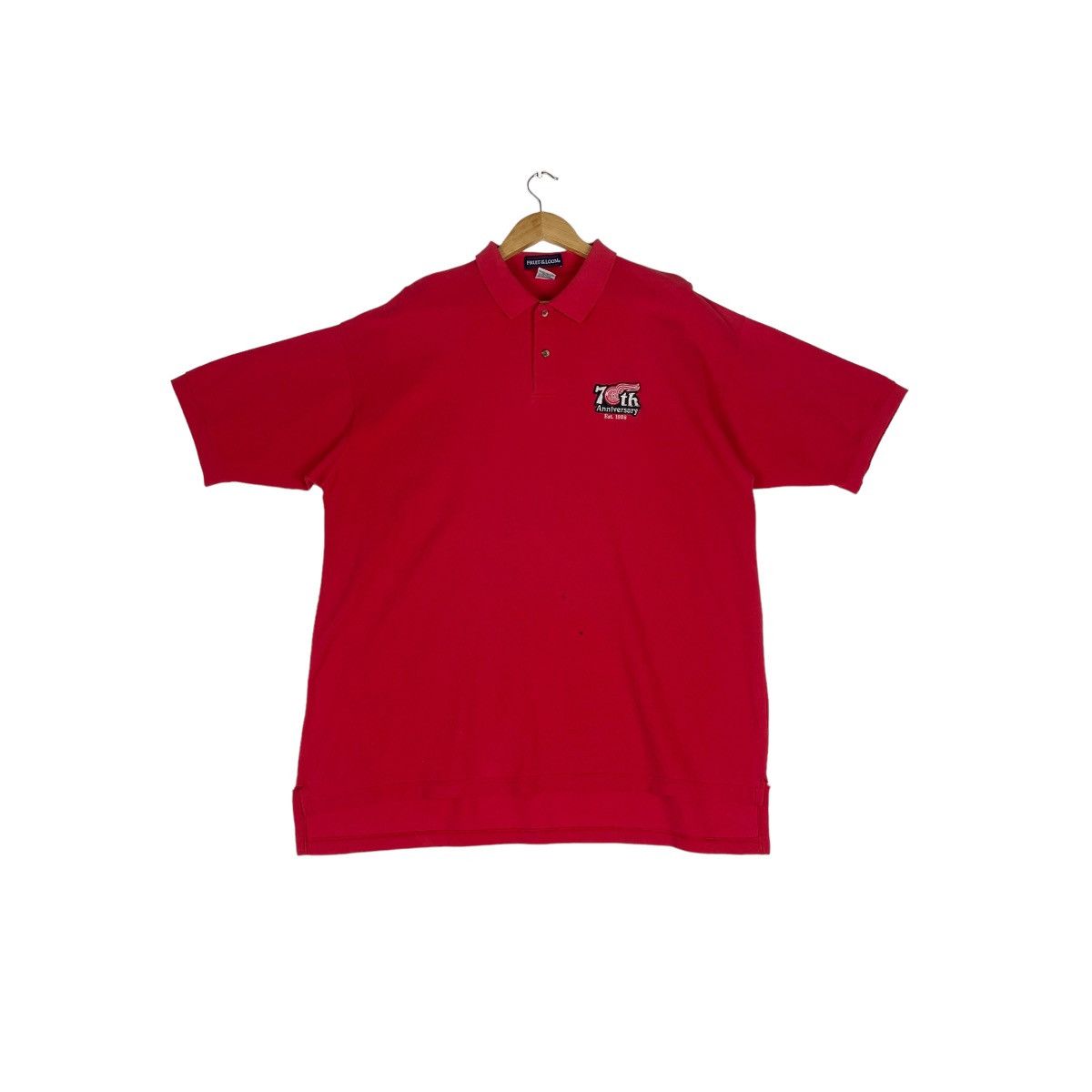 Detroit Denim Co. 🔥LAST PRICE🔥 Vintage Detroit Red Wing Polo Shirt Size US XXL / EU 58 / 5 - 1 Thumbnail