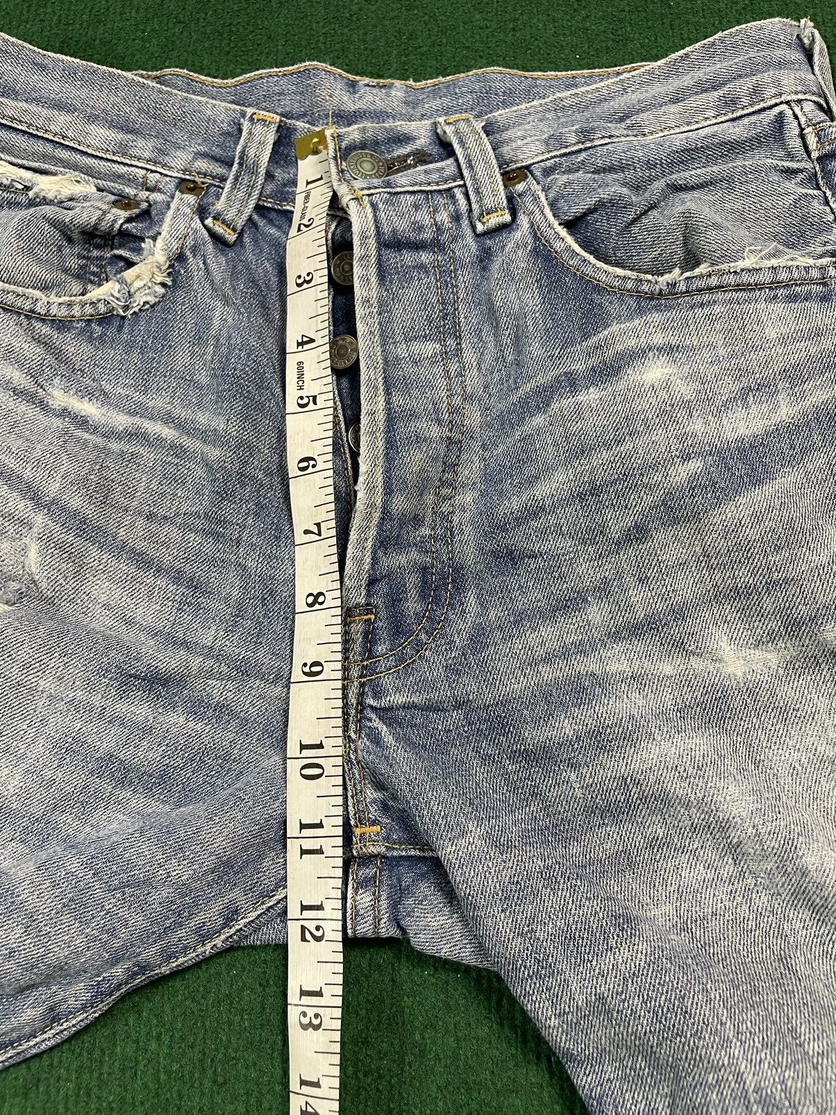 Levi's Levis Vintage Distressed Big E Selvage Japan Size US 31 - 16 Thumbnail