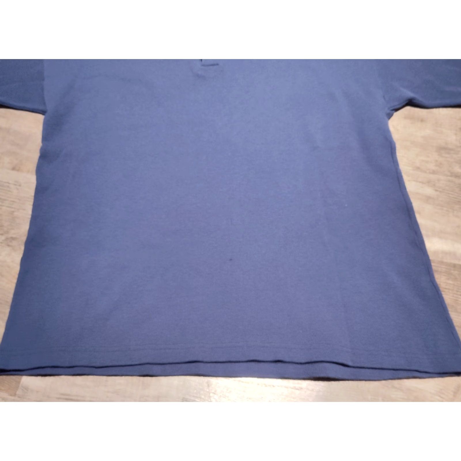 Vintage Vintage Jake Taylor Waffle Knit Henley Shirt Mens L Blue 1990s Grunge USA Made Rare Size US L / EU 52-54 / 3 - 3 Thumbnail
