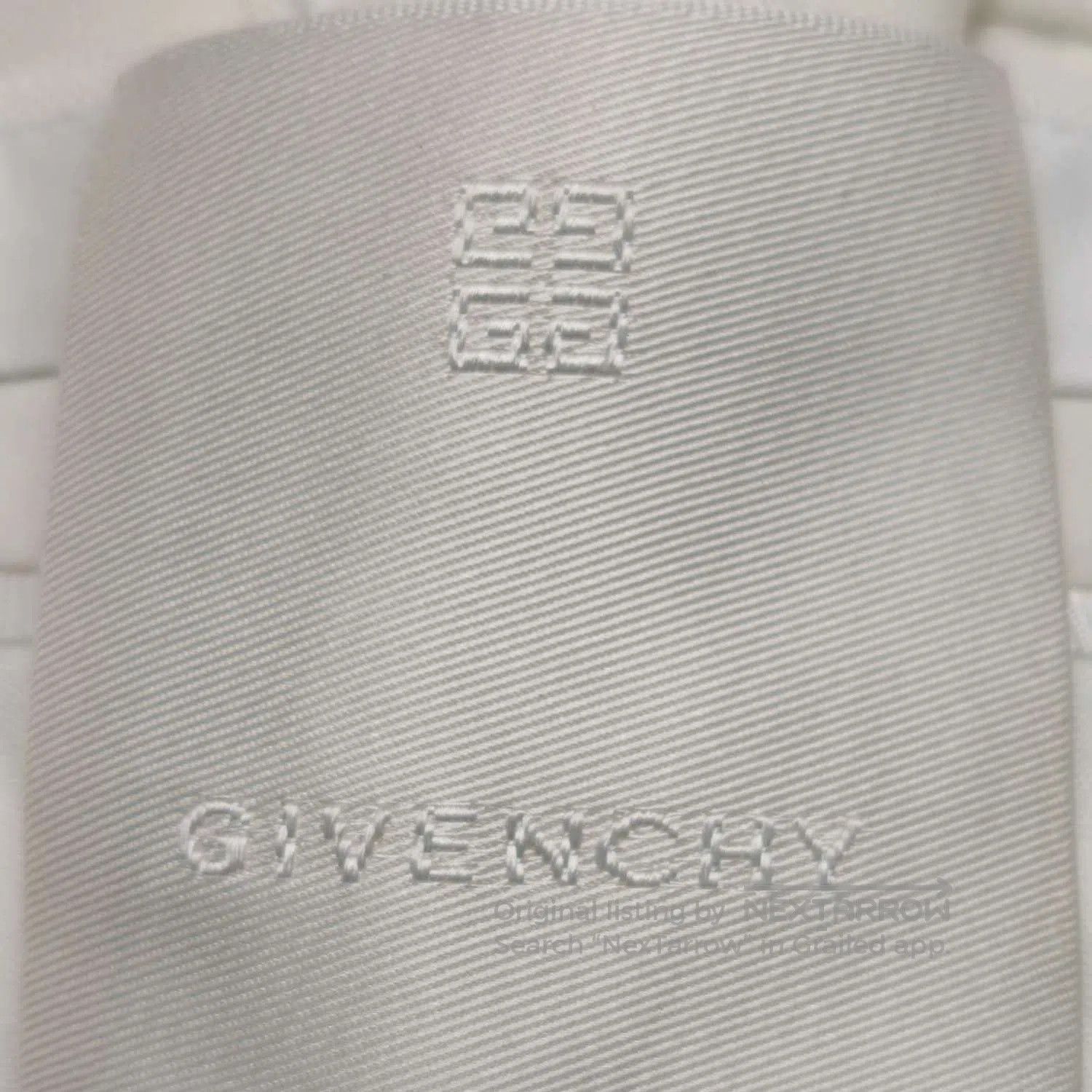 Givenchy White Cotton Straight-Leg Pants.