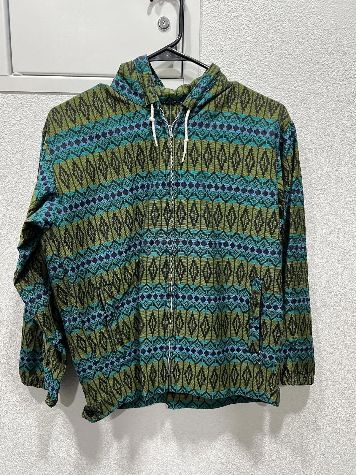 Other 50/60s Unique Pattern Zip up Jacket Lightweight Size US M / EU 48-50 / 2 - 1 Thumbnail