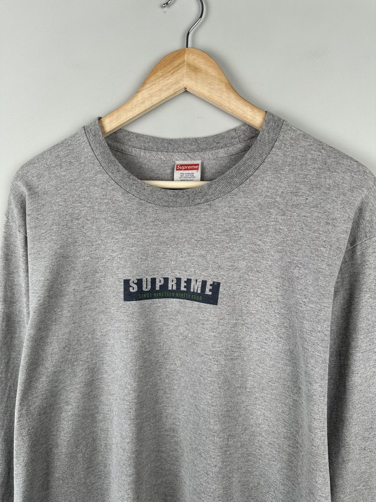Supreme Supreme Box Logo Long Sleeve Tee Oversized Size US M / EU 48-50 / 2 - 3 Thumbnail