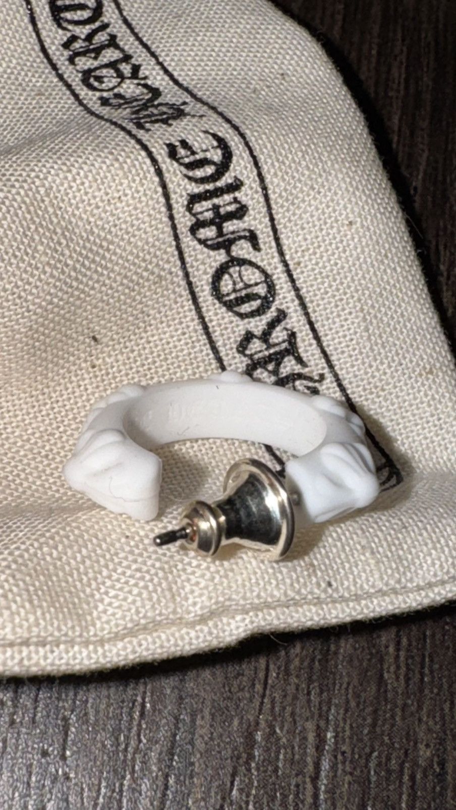Chrome Hearts Chrome Hearts Silicon Earring White Size ONE SIZE - 3 Thumbnail