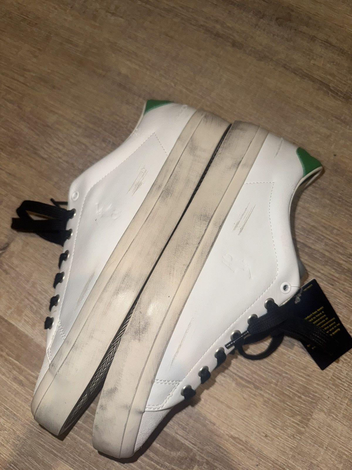Polo Ralph Lauren Polo Ralph Lauren White Leather Trainers Size 43 27,5 cm Size US 10 / EU 43 - 4 Thumbnail