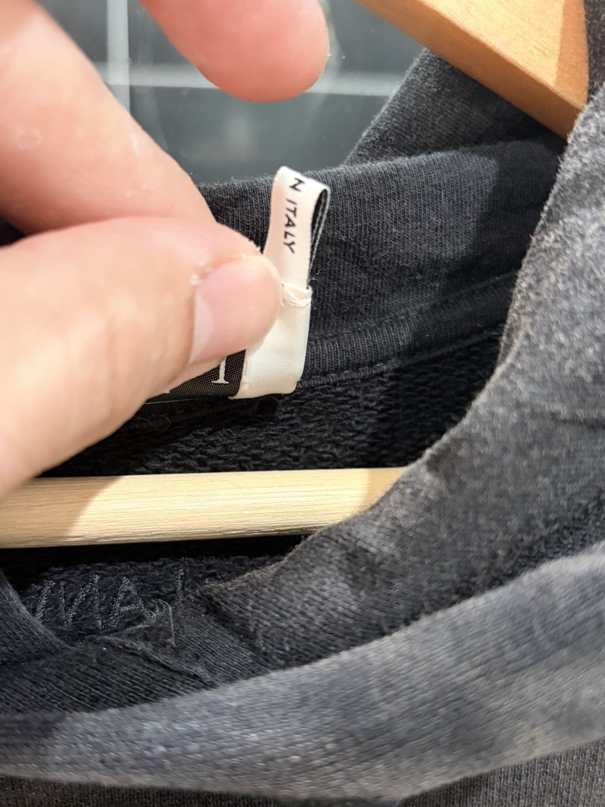 Gallery Dept. × Lanvin Paint splashed hoodie Size US L / EU 52-54 / 3 - 4 Thumbnail