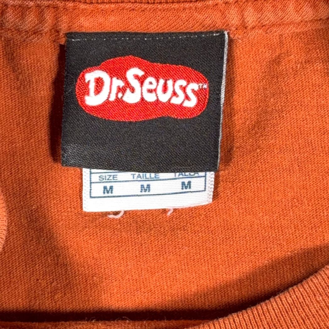 Vintage VINTAGE Dr Seuss Shirt Adult MEDIUM Orange Green Eggs Ham Book Character Y2K Shirt Mens Size US M / EU 48-50 / 2 - 4 Thumbnail