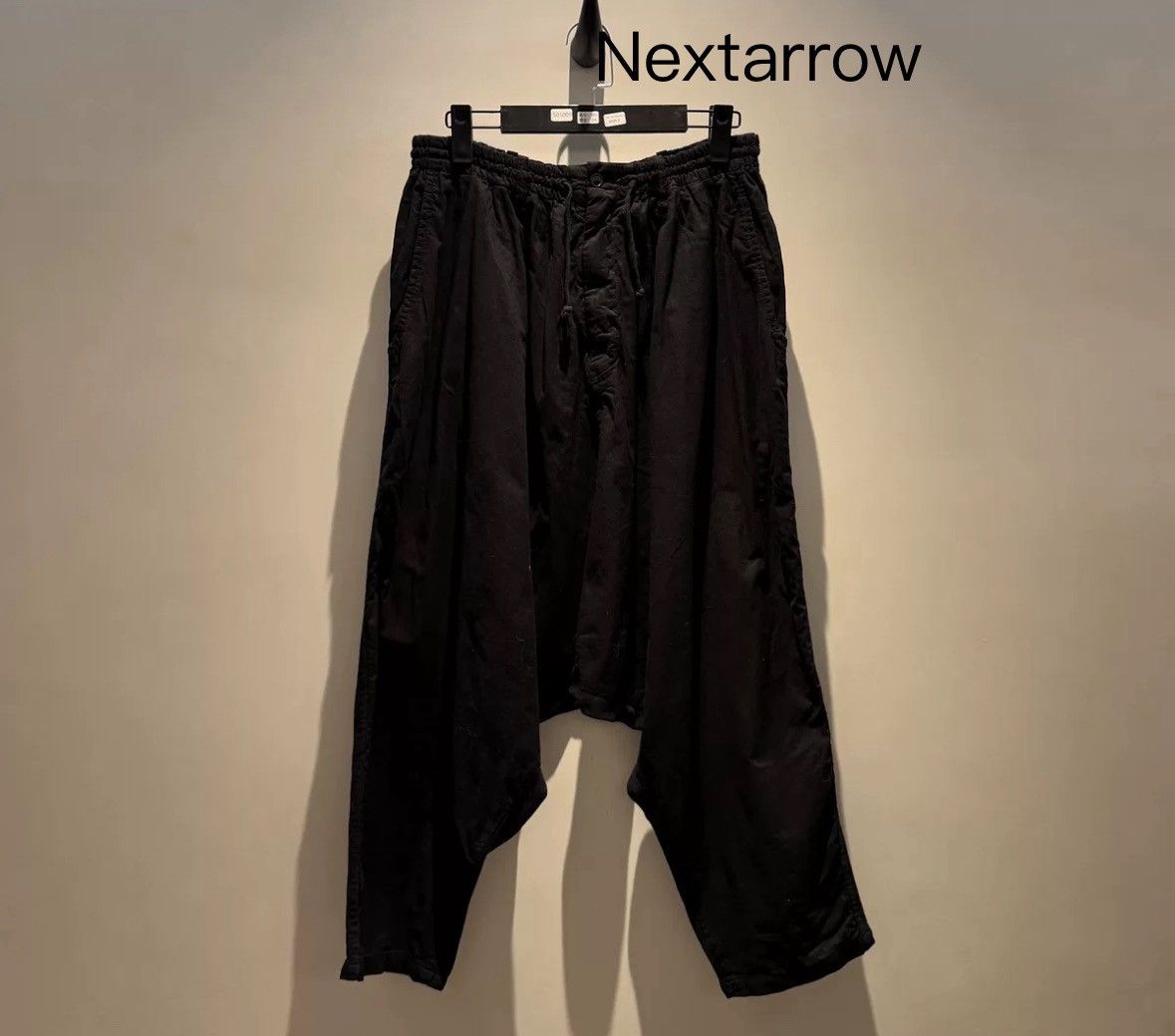Yohji Yamamoto Yohji basic wool classic cross crotch pants