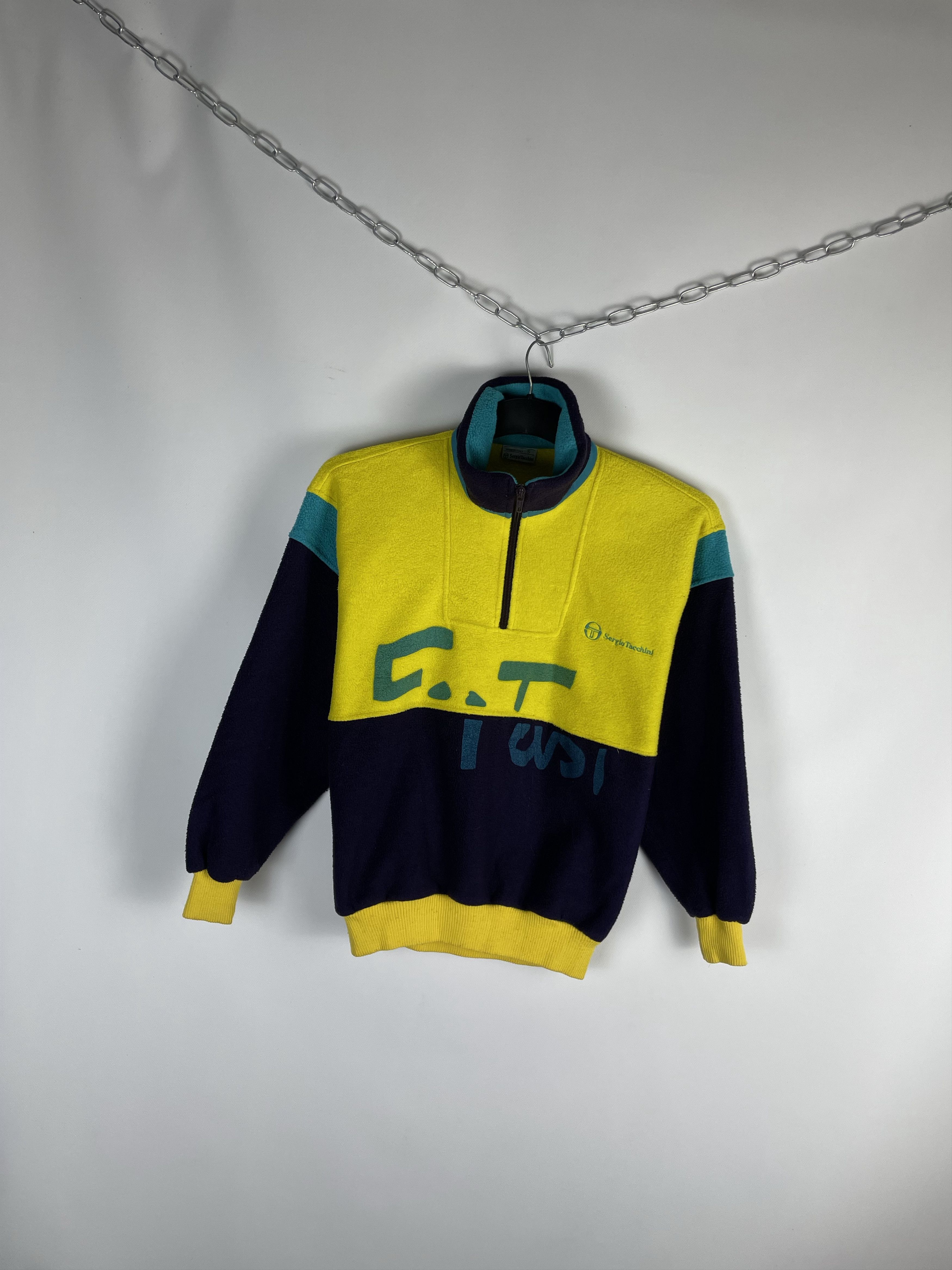 Sergio Tacchini Vintage Sergio Tacchini Fleece Pullover Size US S / EU 44-46 / 1 - 2 Thumbnail
