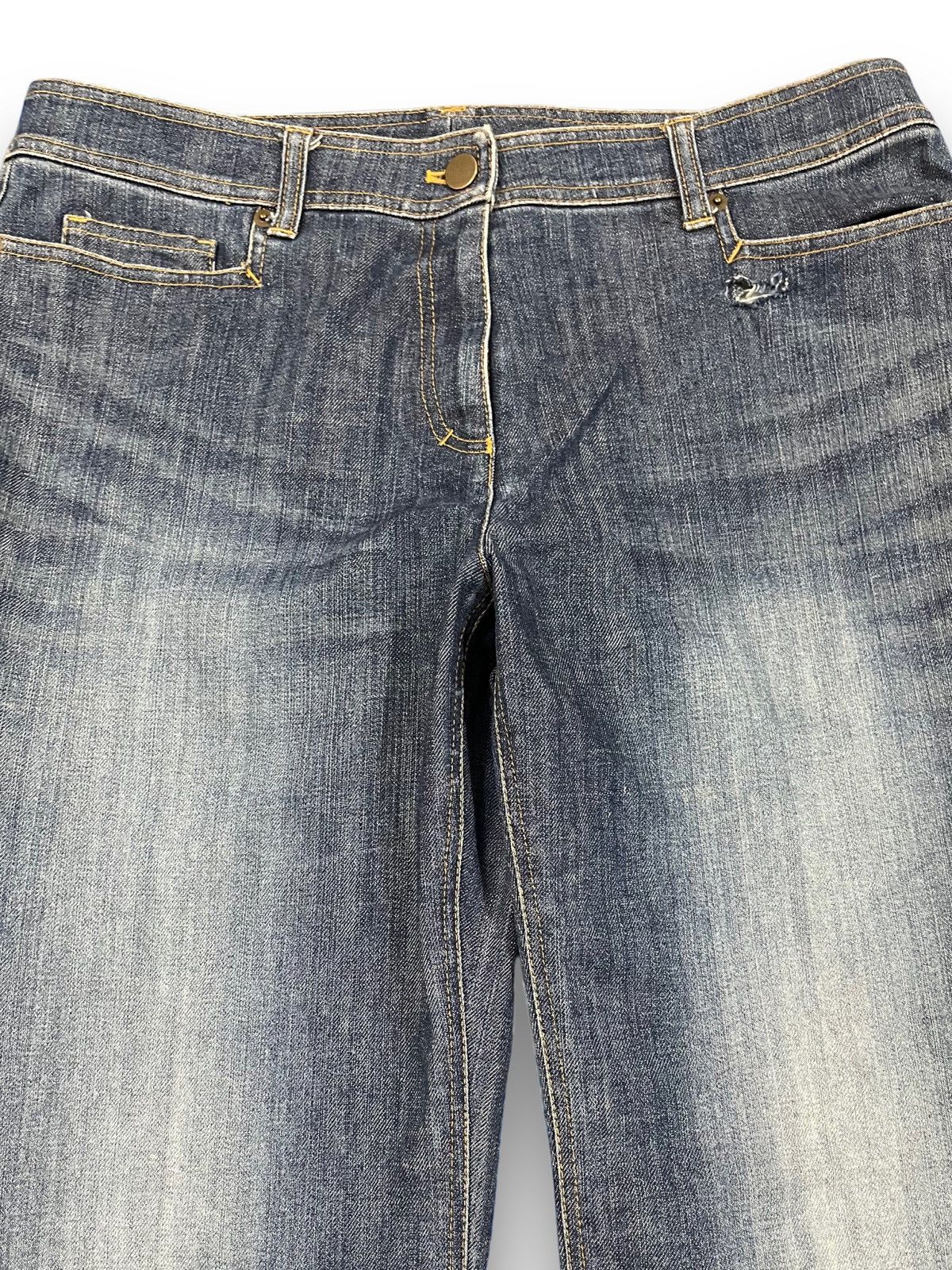 Vintage Vintage Christian Aujard Flare Bootcut Thight Ass Denim Size US 34 / EU 50 - 2 Thumbnail
