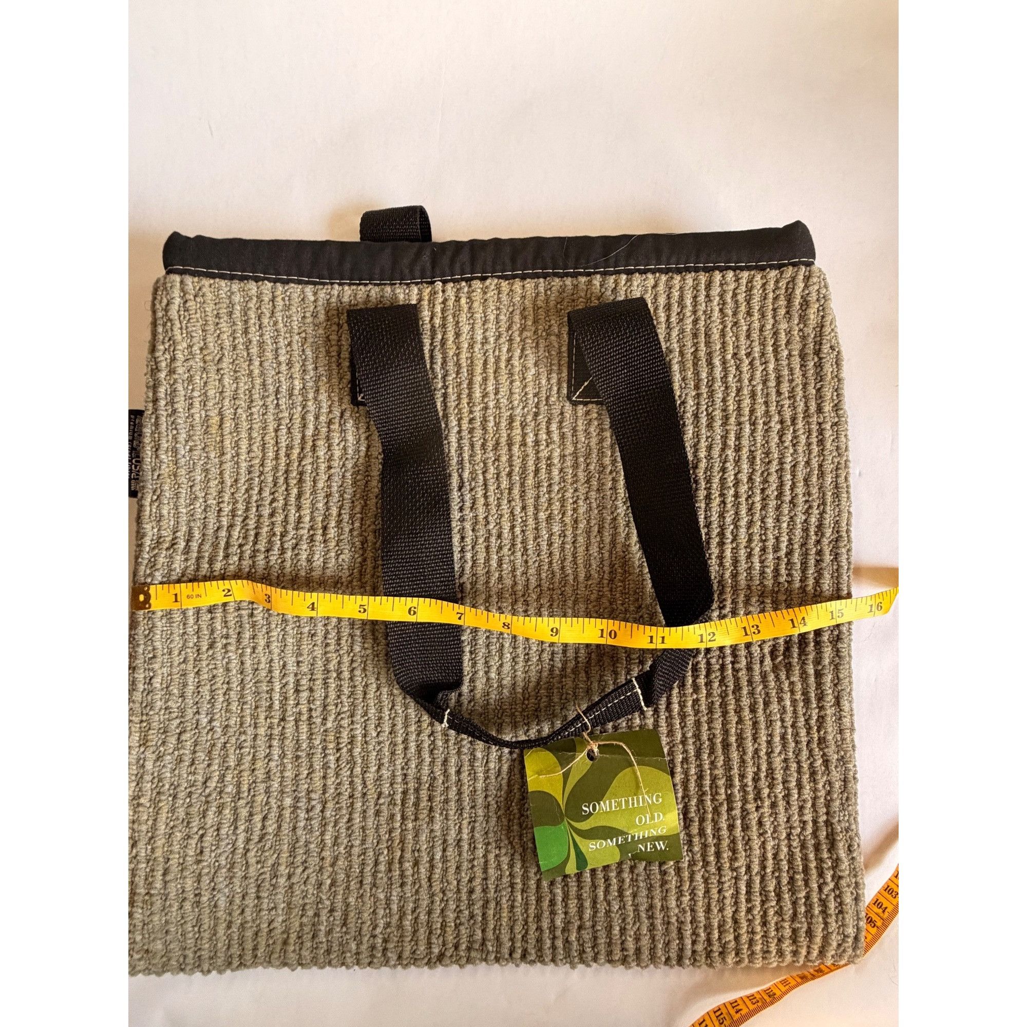 Other Eco-Friendly Interface Tote Bag W/ Black Straps & Textured W Size ONE SIZE - 3 Thumbnail