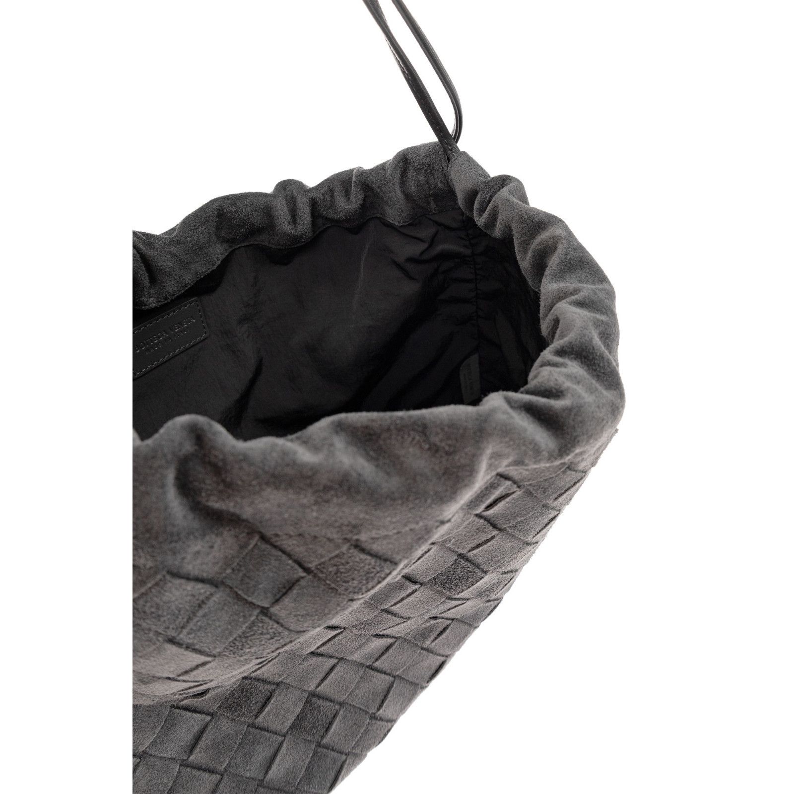 Bottega Veneta BOTTEGA VENETA $2600 Obsidian Gray Intrecciato Suede Dustbag Size ONE SIZE - 4 Thumbnail