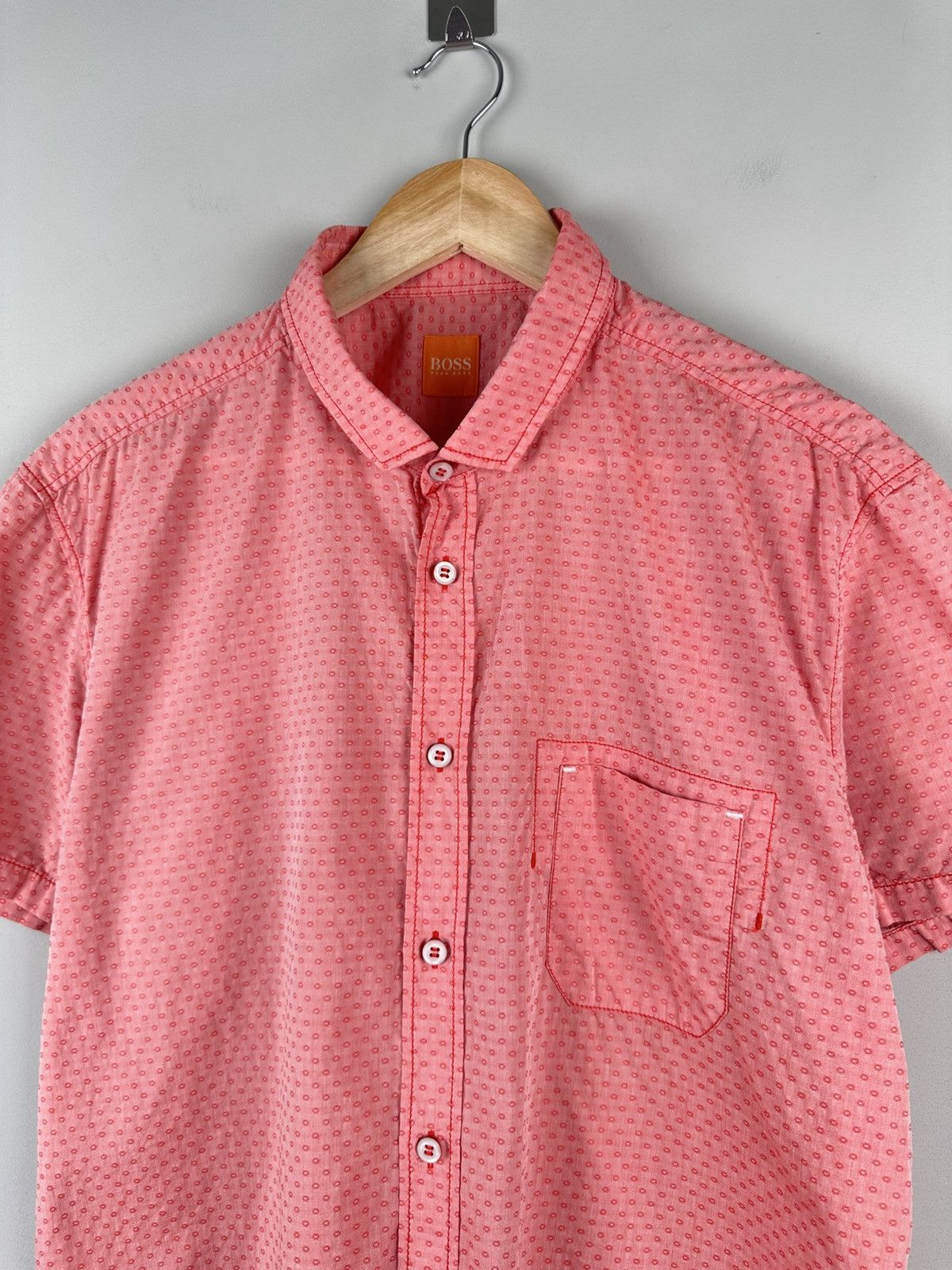 Hugo Boss Hugo Boss Button Up Shirt Size US XL / EU 56 / 4 - 2 Thumbnail