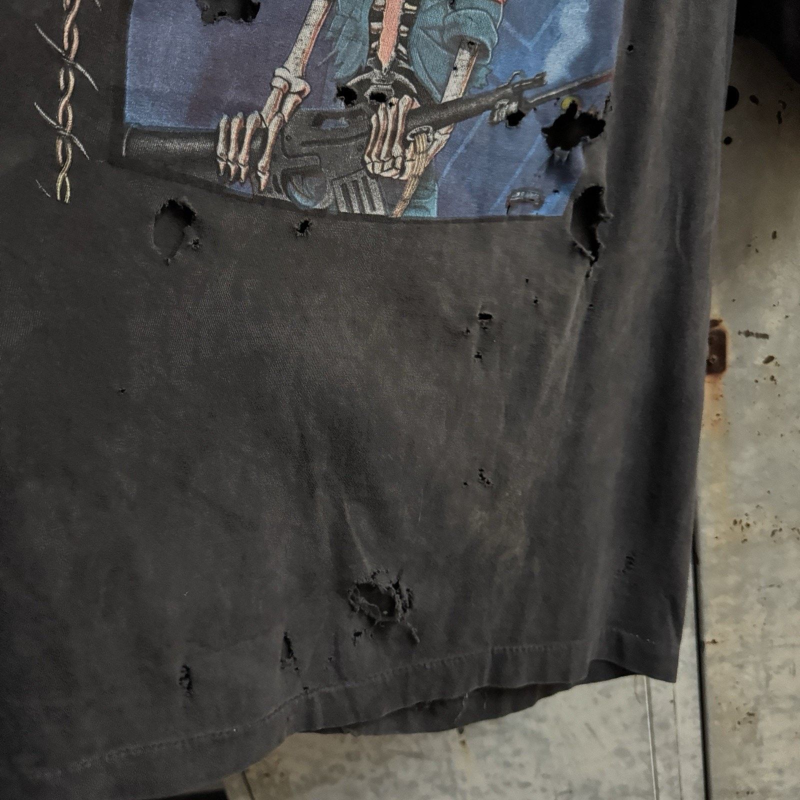 Vintage Vintage 80s Dirty Rotten Imbeciles DRI Black Thrash T Shirt Size US M / EU 48-50 / 2 - 6 Thumbnail