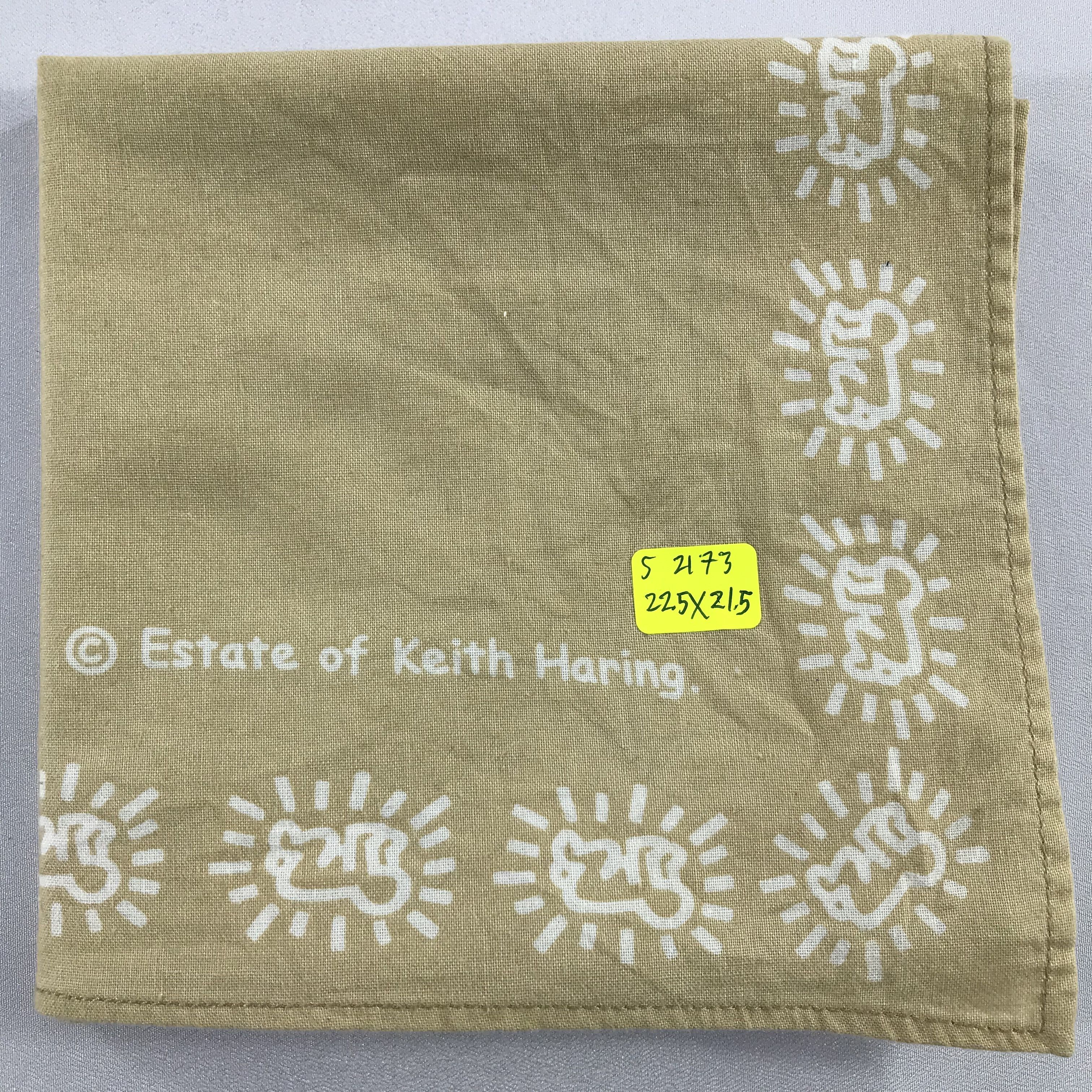 Keith Haring × Vintage Keith Haring Bandana / Handkerchief / Neckerchief -S2173 Size ONE SIZE - 5 Thumbnail