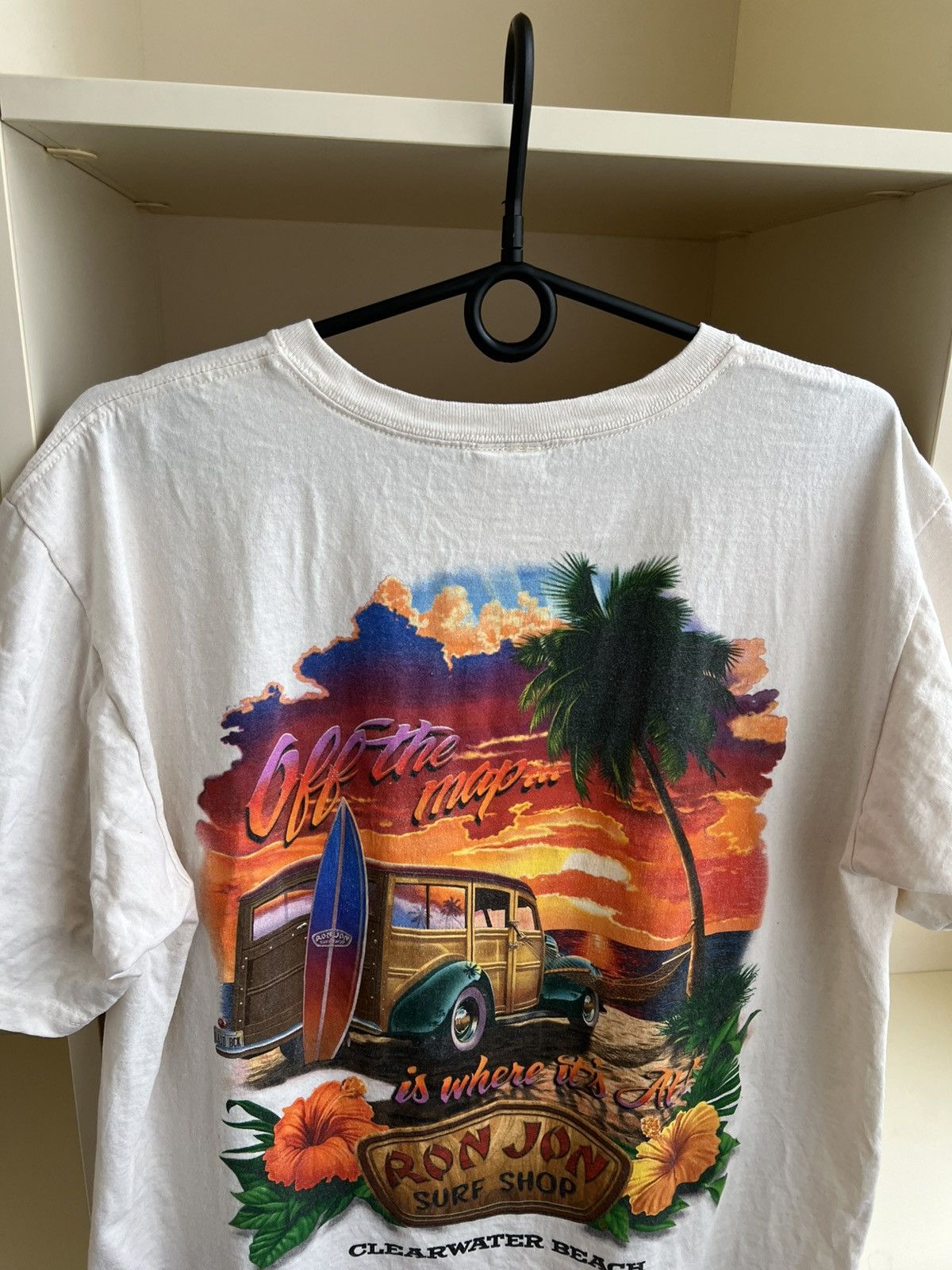 Ron Jon Surf Shop Vintage Ron Jon Surf Tee Beach T-Shirt Size L Size US L / EU 52-54 / 3 - 6 Thumbnail