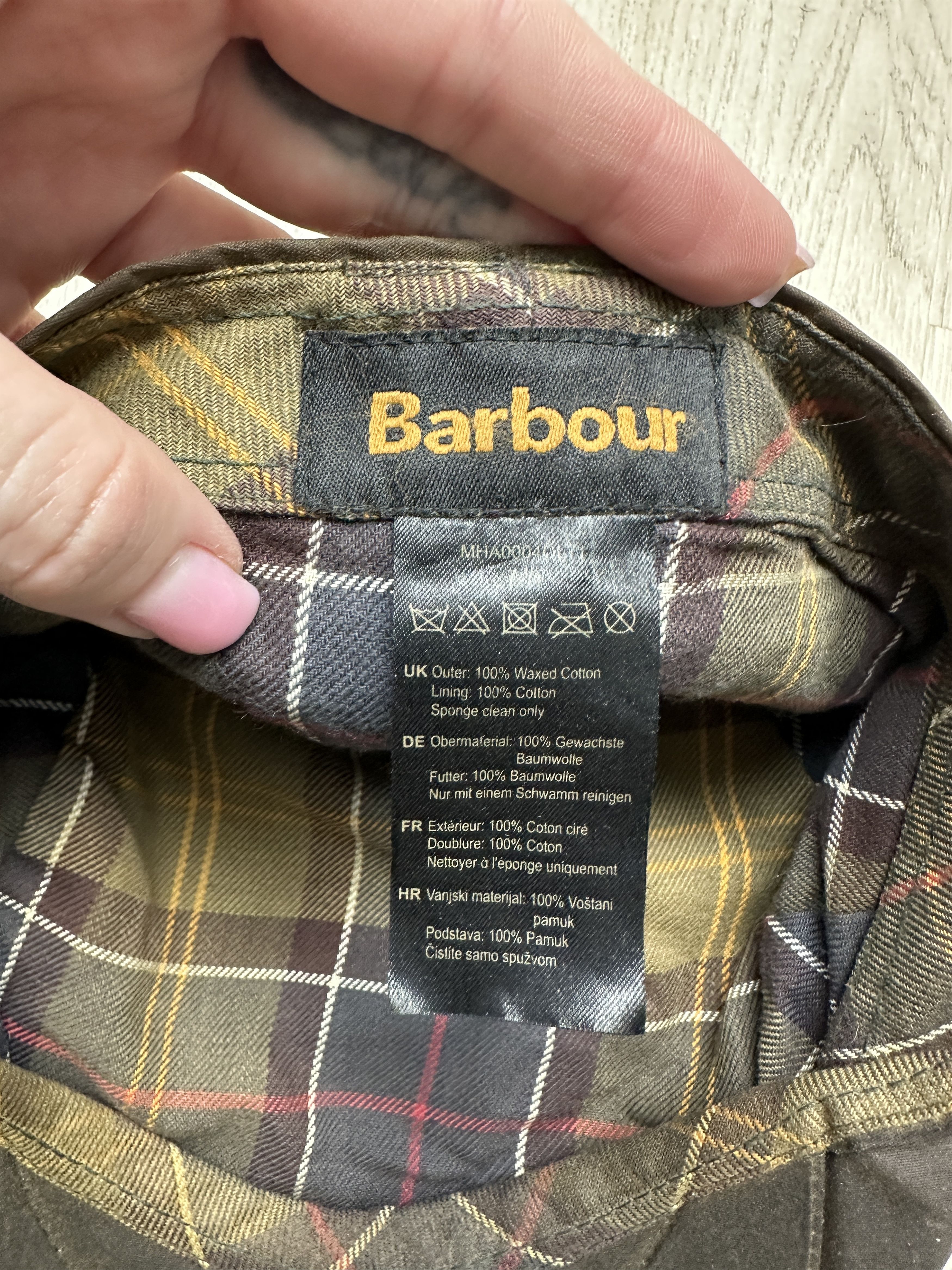 Barbour Barbour Vintage Mens Wax Hat Cap Size ONE SIZE - 5 Thumbnail