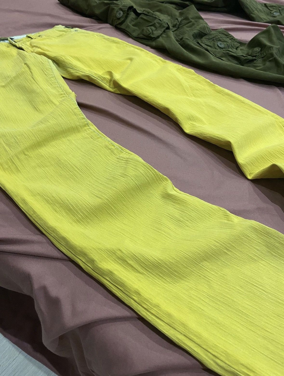Versace Jeans Couture × Vintage Vintage Painted Archival Textured Denim Pants Jeans Size US 27 - 3 Thumbnail